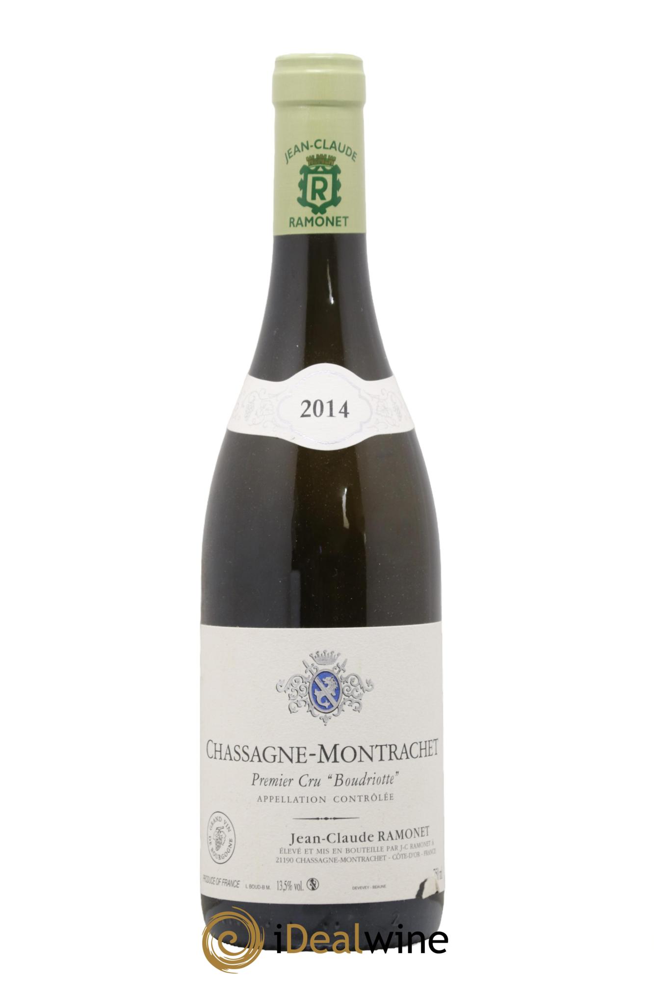 Chassagne-Montrachet 1er Cru Boudriotte Ramonet (Domaine) 2014 - Posten von 1 Flasche - 0