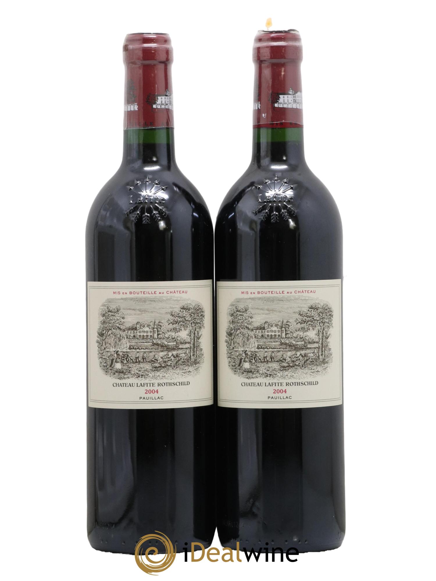 Château Lafite Rothschild 1er Grand Cru Classé 2004 - Posten von 2 Flaschen - 0