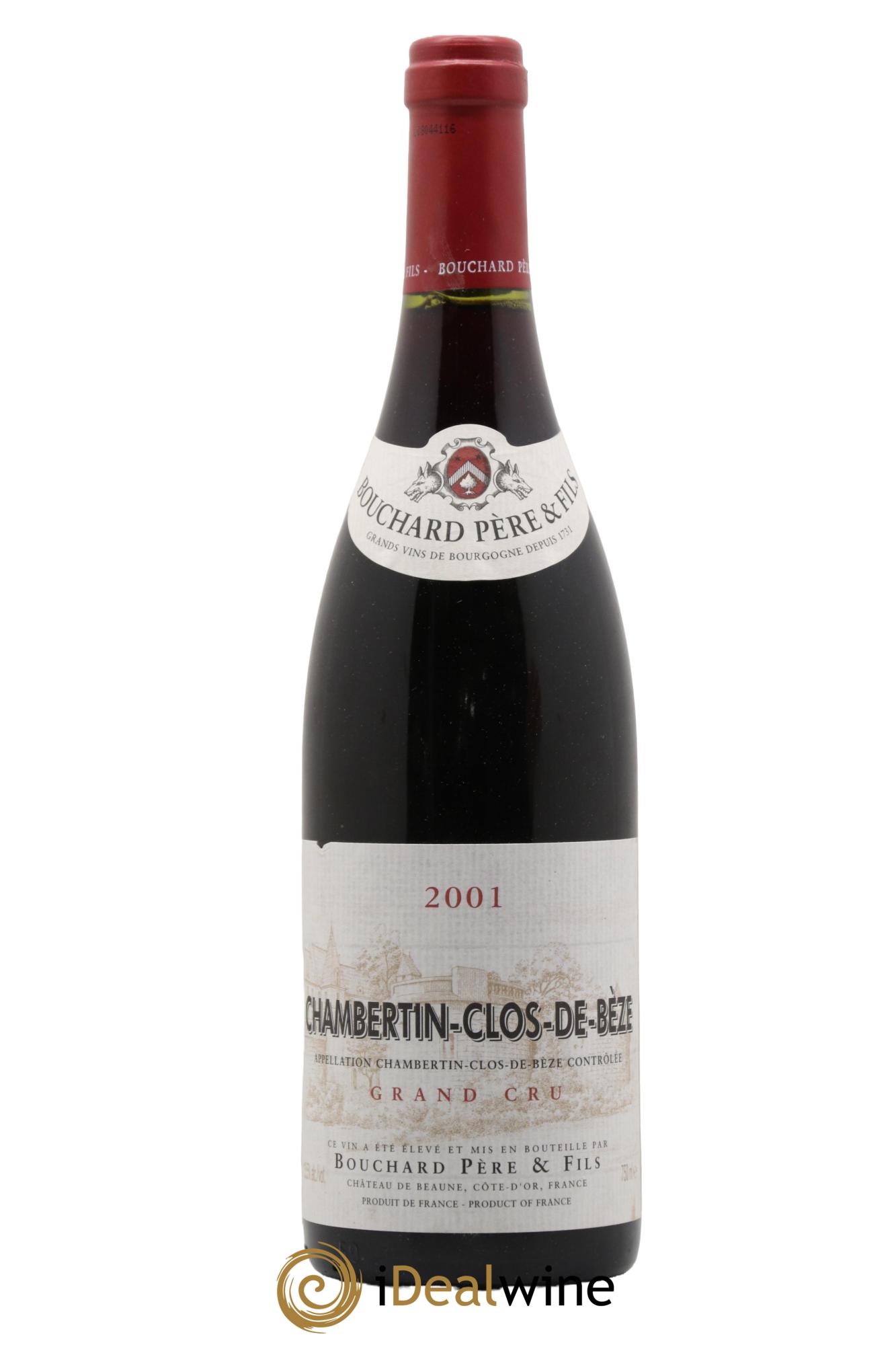 Chambertin Clos de Bèze Grand Cru Bouchard Père & Fils 2001 - Lot de 1 bouteille - 0