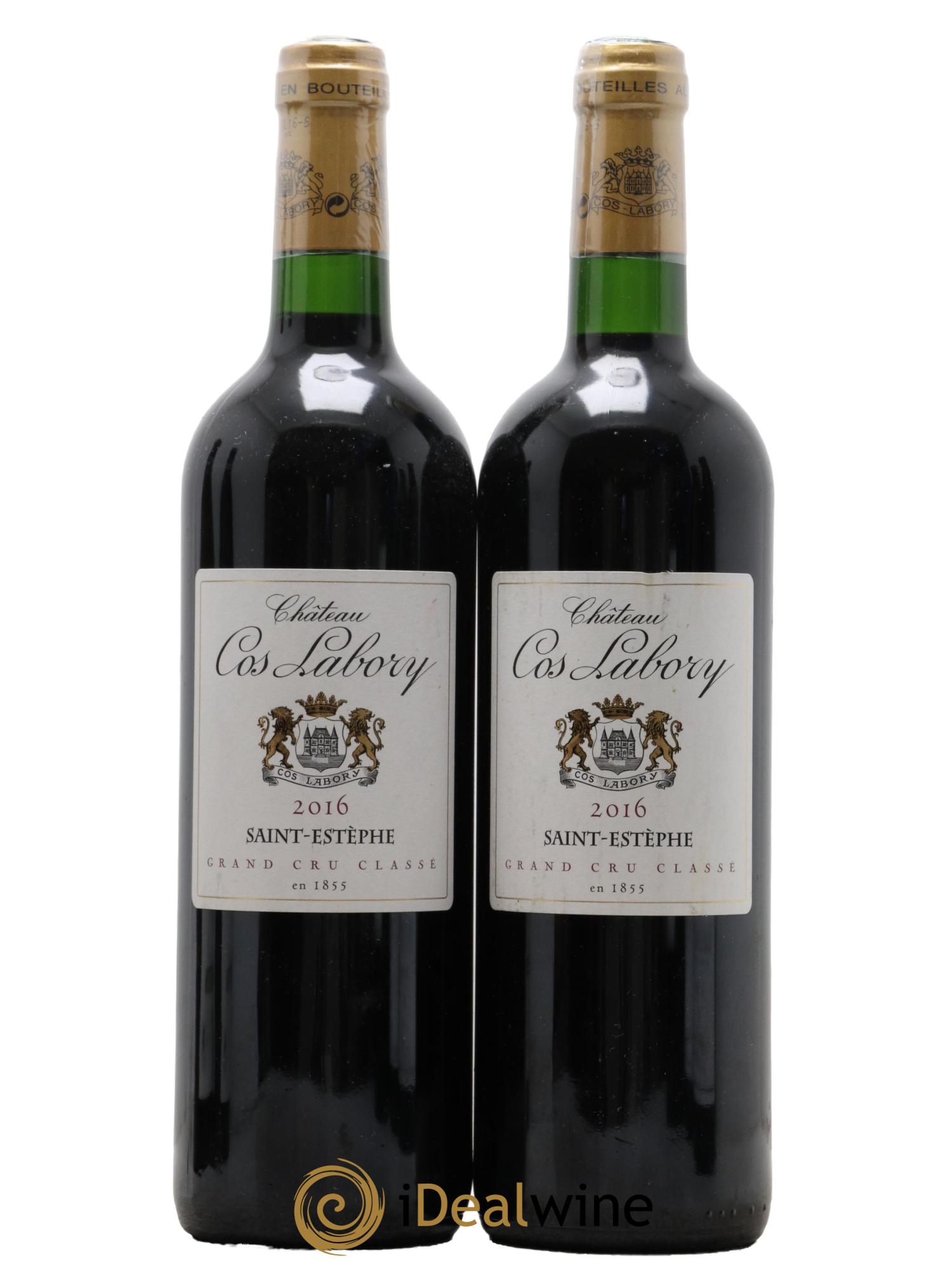 Château Cos Labory 5ème Grand Cru Classé  2016 - Lot de 2 bouteilles - 0