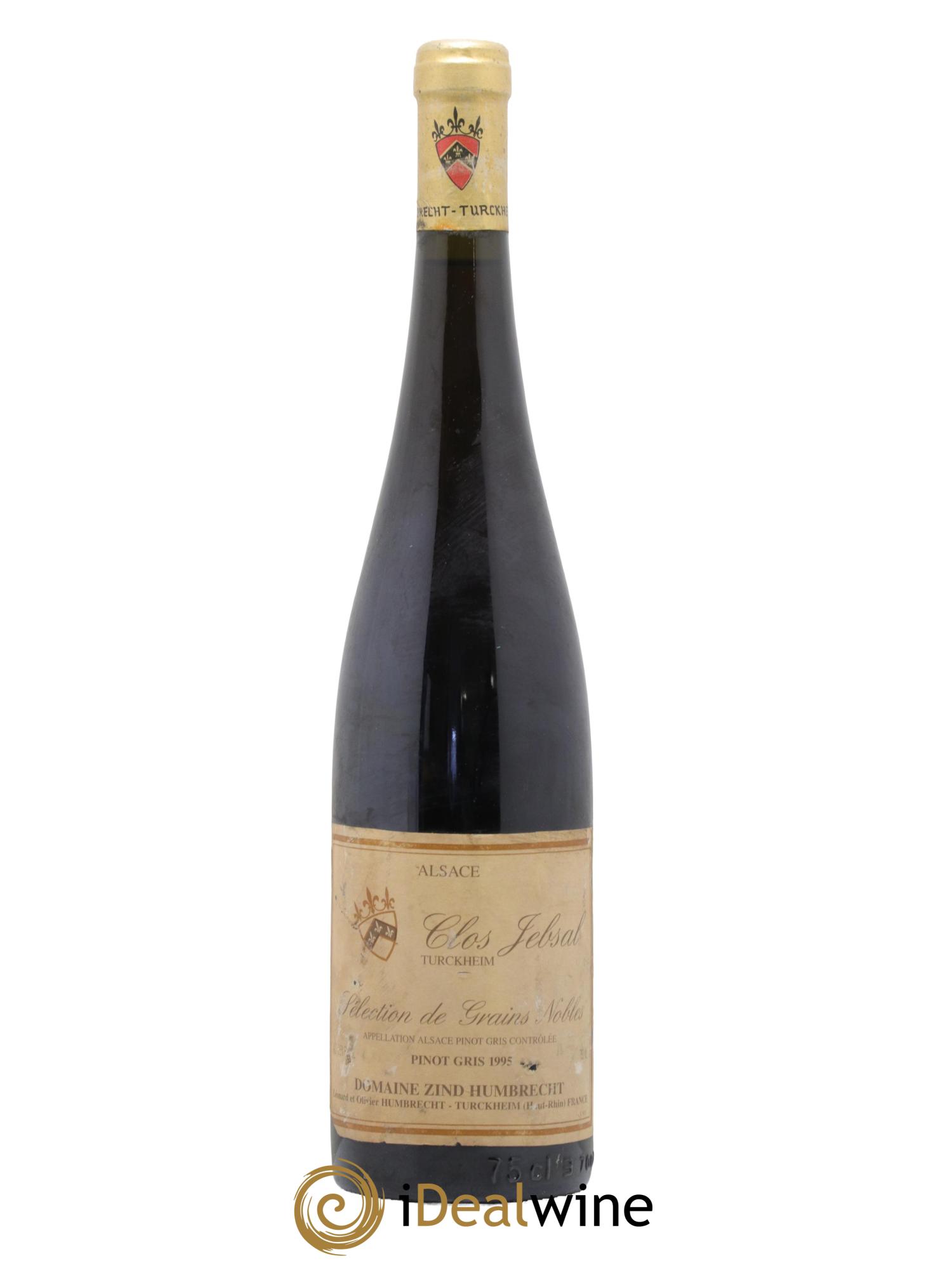 Alsace Pinot Gris Clos Jebsal Sélection de Grains Nobles Zind-Humbrecht (Domaine) 1995 - Lot de 1 bouteille - 0