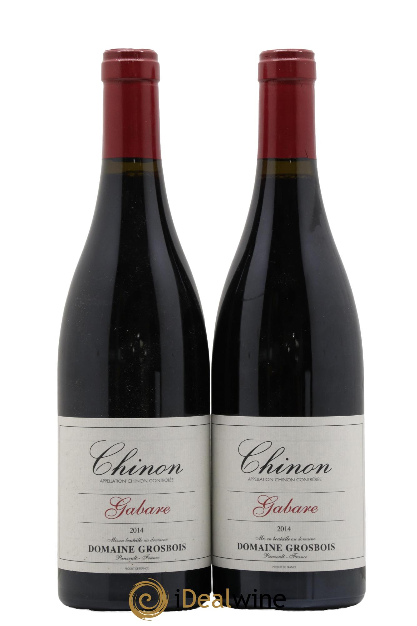 Chinon Gabare Domaine Grosbois 2014 - Lotto di 2 bottiglie - 0