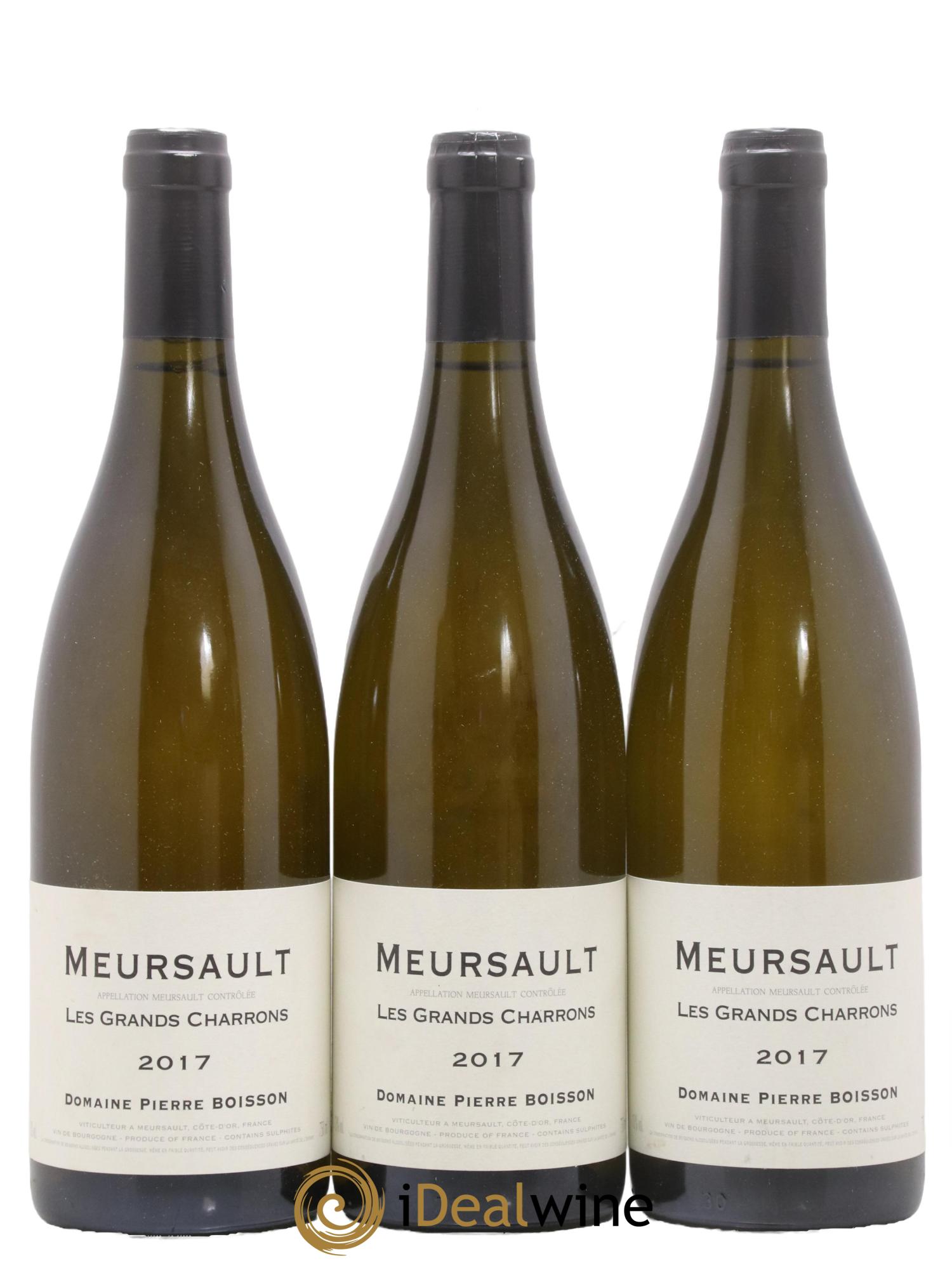 Meursault Les Grands Charrons Pierre Boisson (Domaine) 2017 - Lot de 3 bouteilles - 0