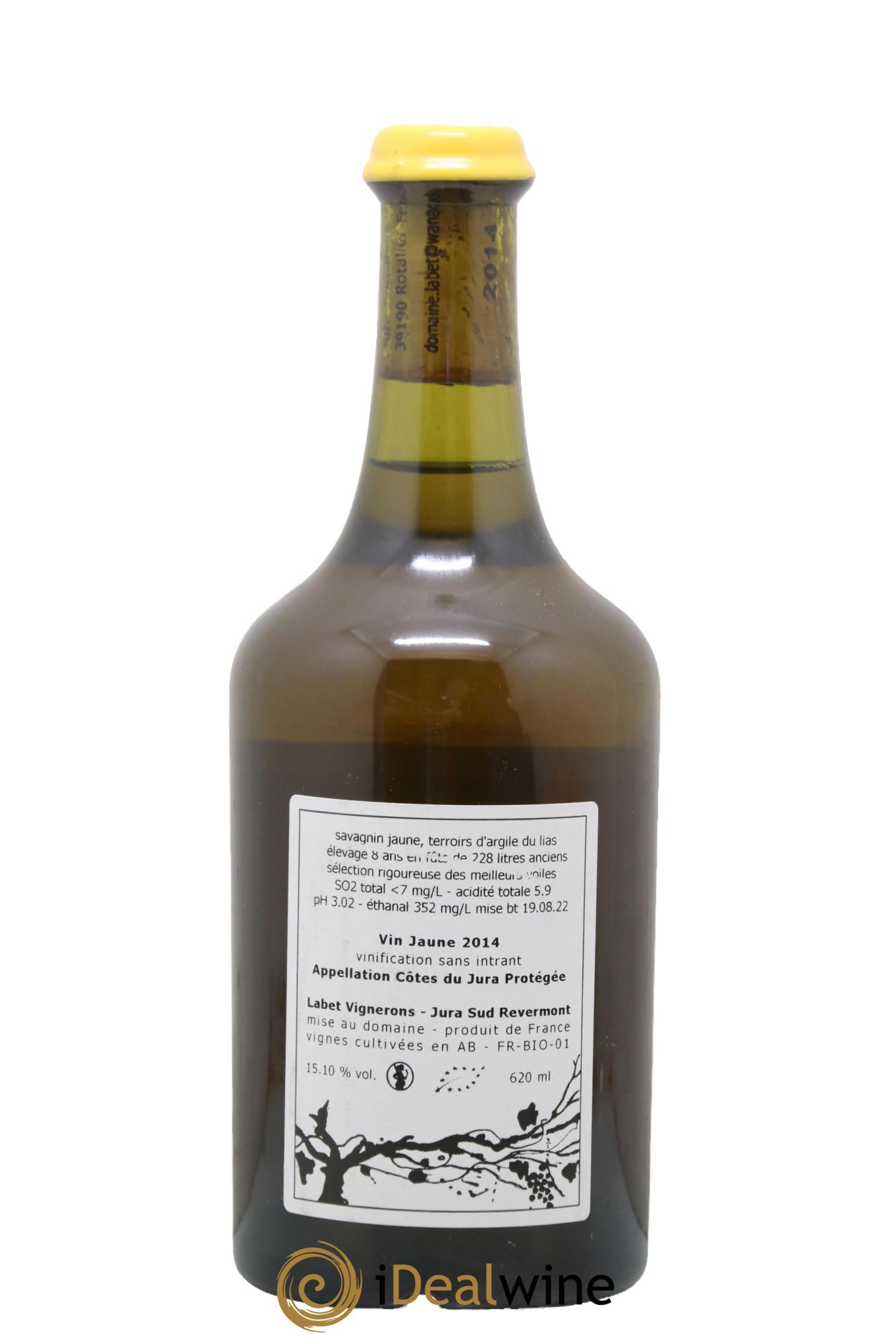 Côtes du Jura Vin Jaune Romain - Julien  - Charline Labet 2014 - Posten von 1 Flasche - 1