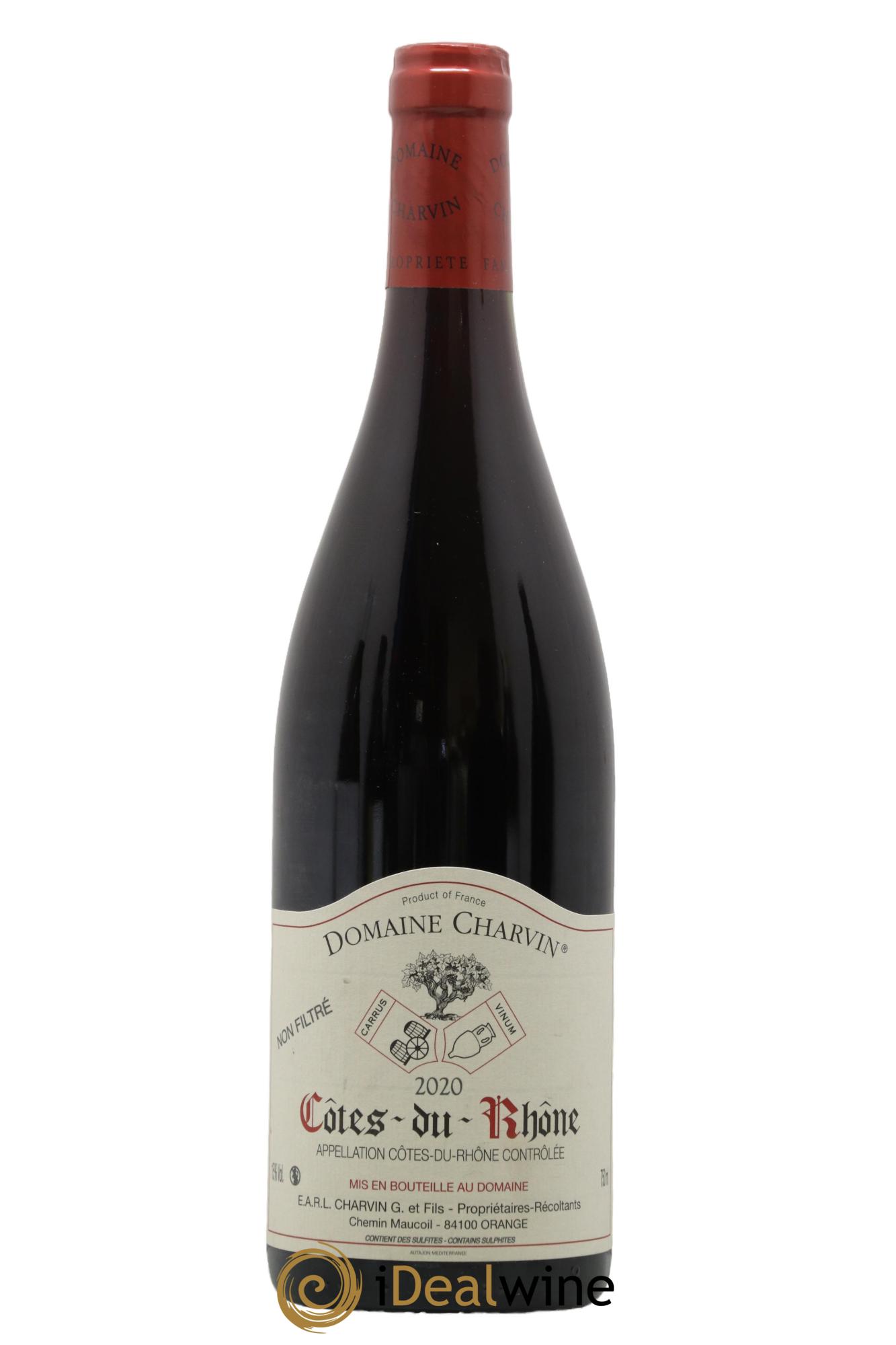 Côtes du Rhône Charvin (Domaine) 2020 - Lot of 1 bottle - 0