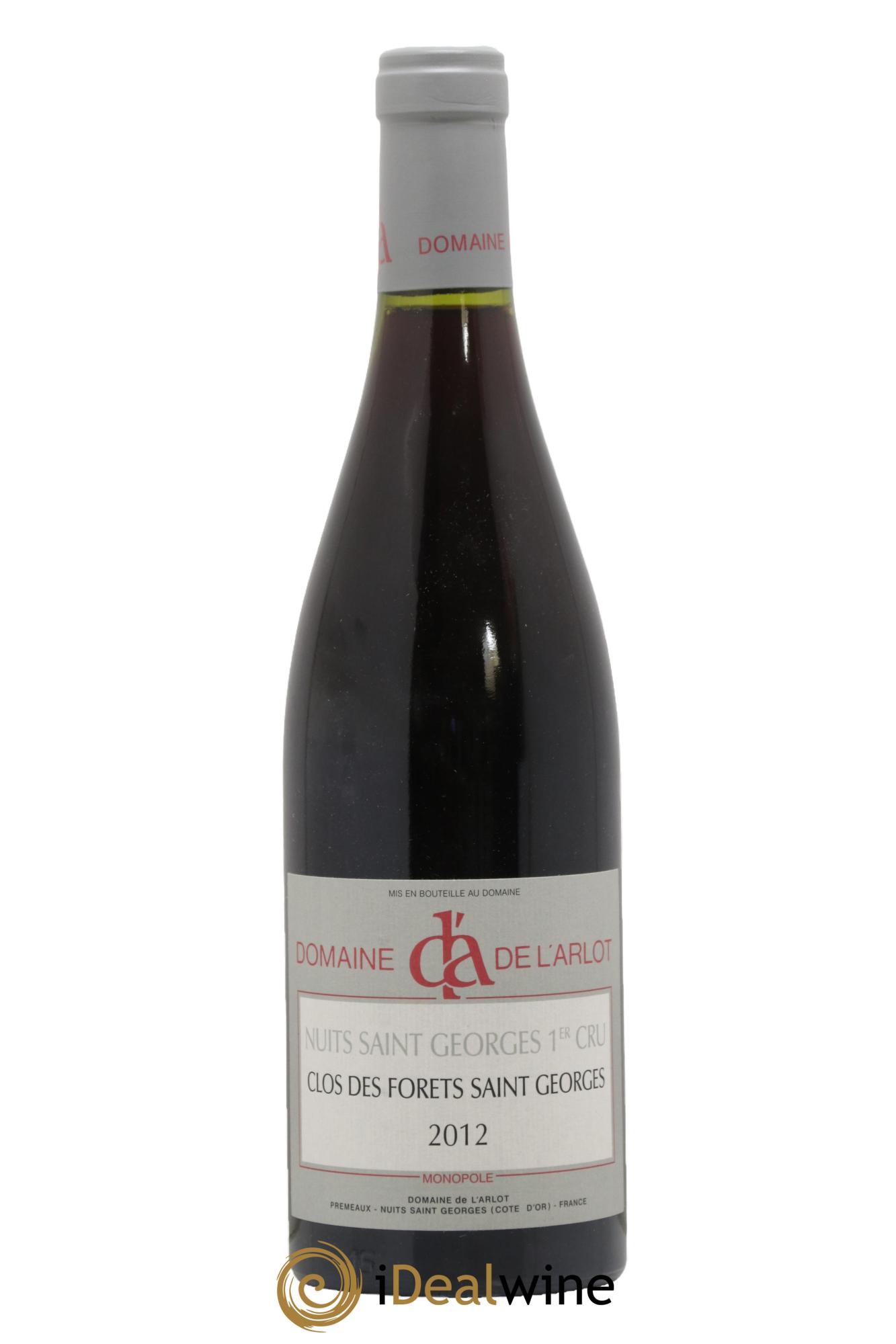 Nuits Saint-Georges 1er Cru Clos des Forêts Saint-Georges Domaine de l'Arlot 2012 - Lot de 1 bouteille - 0