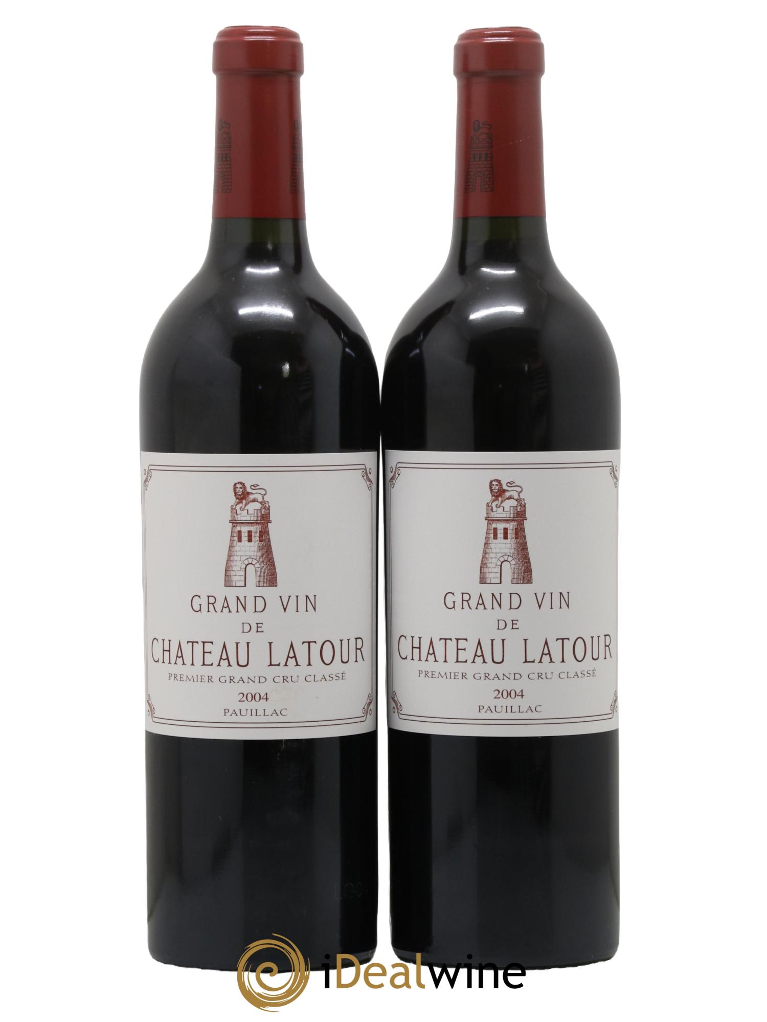 Château Latour 1er Grand Cru Classé 2004 - Lotto di 2 bottiglie - 0