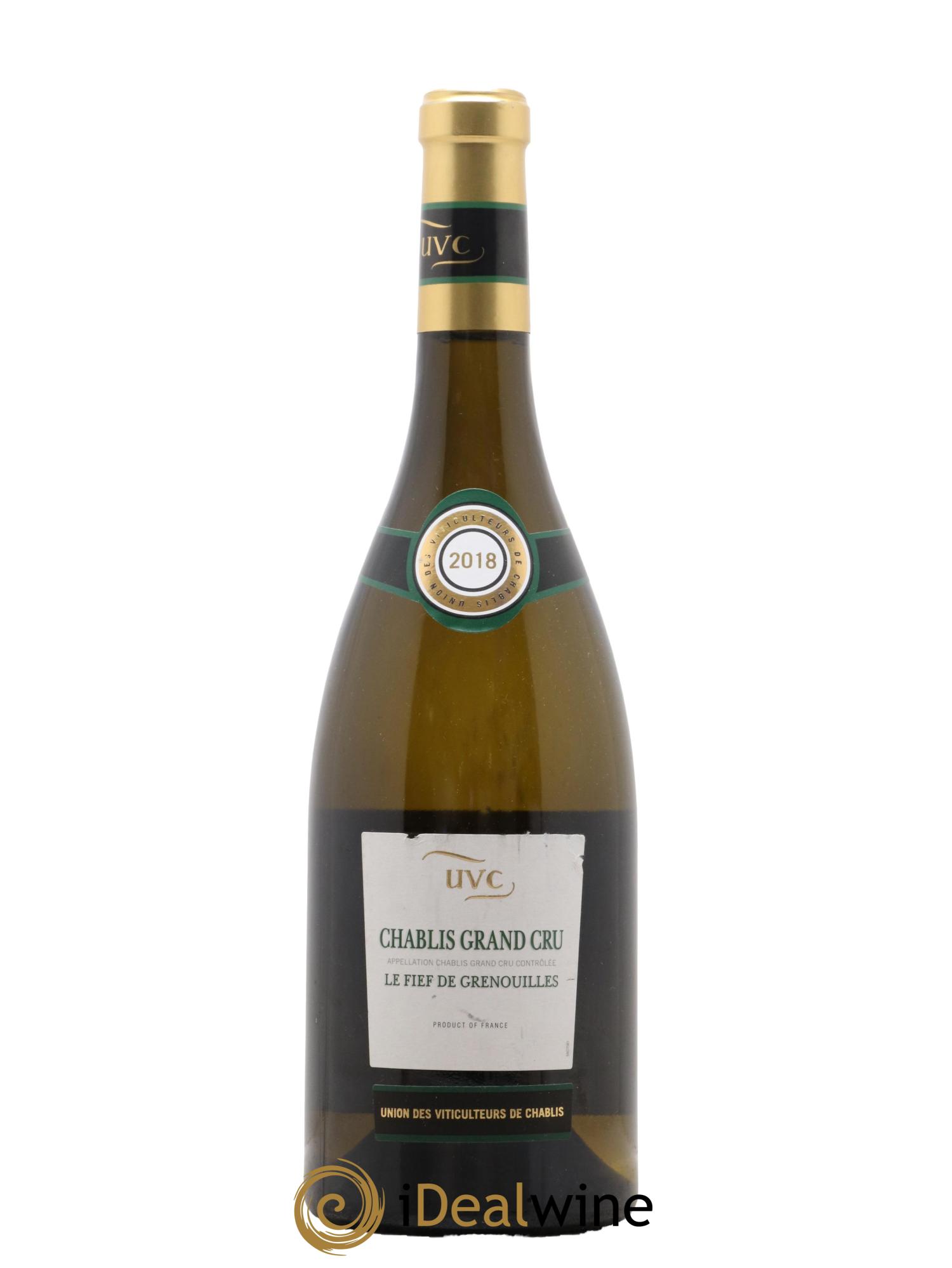 Chablis Grand Cru Les Fiefs des Grenouilles Union des Viticulteurs de Chablis 2018 - Lot de 1 bouteille - 0