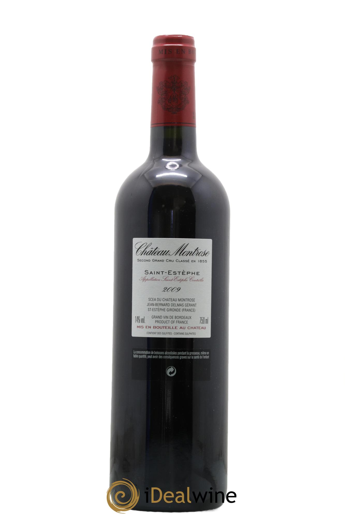 Château Montrose 2ème Grand Cru Classé 2009 - Posten von 1 Flasche - 1