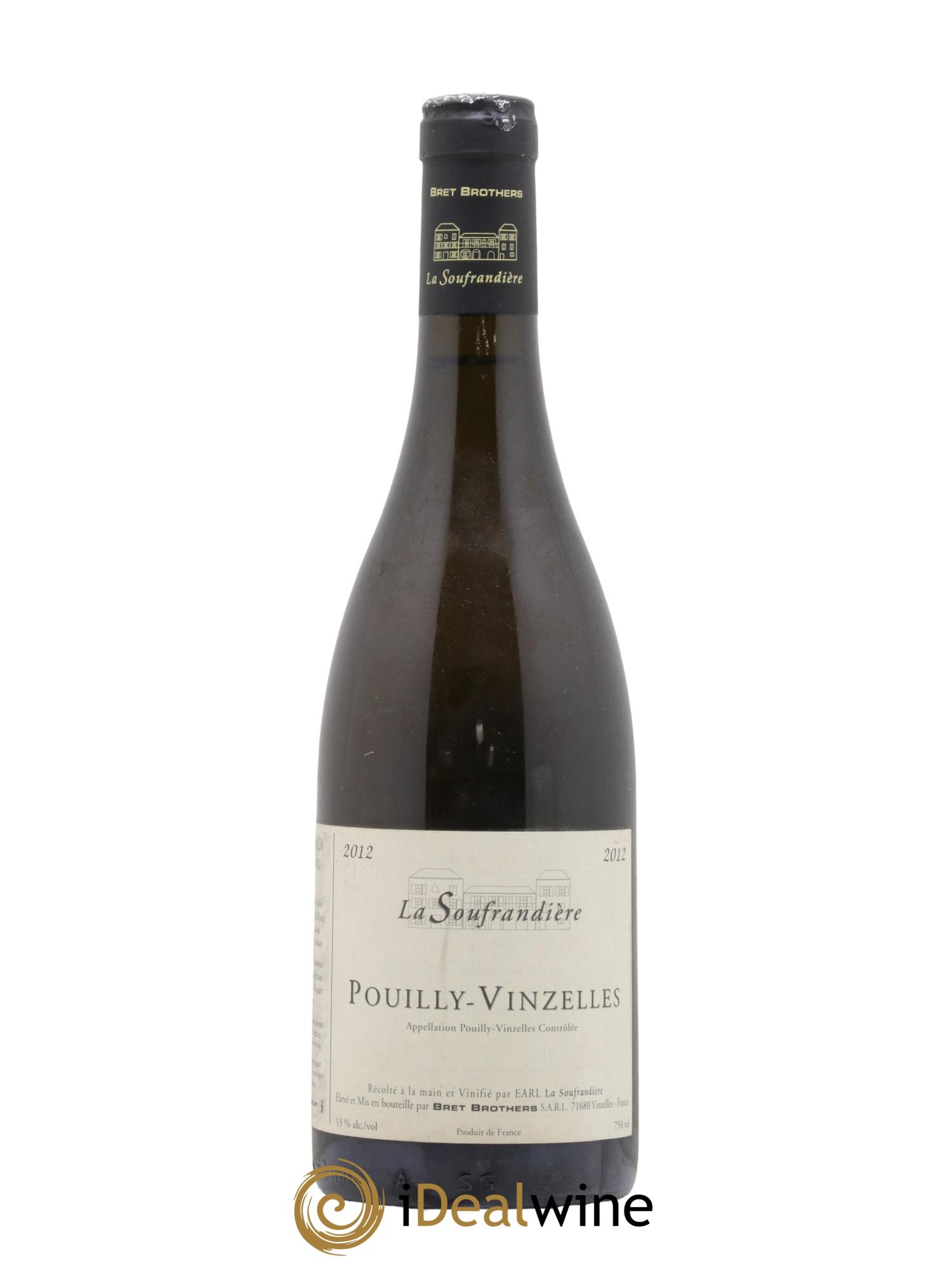 Pouilly-Vinzelles La Soufrandière - Bret Brothers 2012 - Posten von 1 Flasche - 0