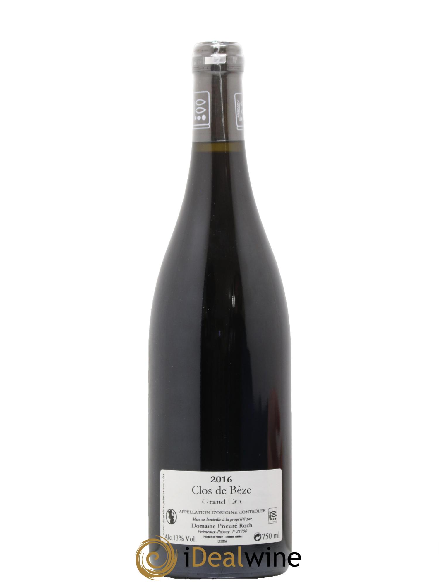 Chambertin Clos de Bèze Grand Cru Prieuré Roch 2016 - Posten von 1 Flasche - 1