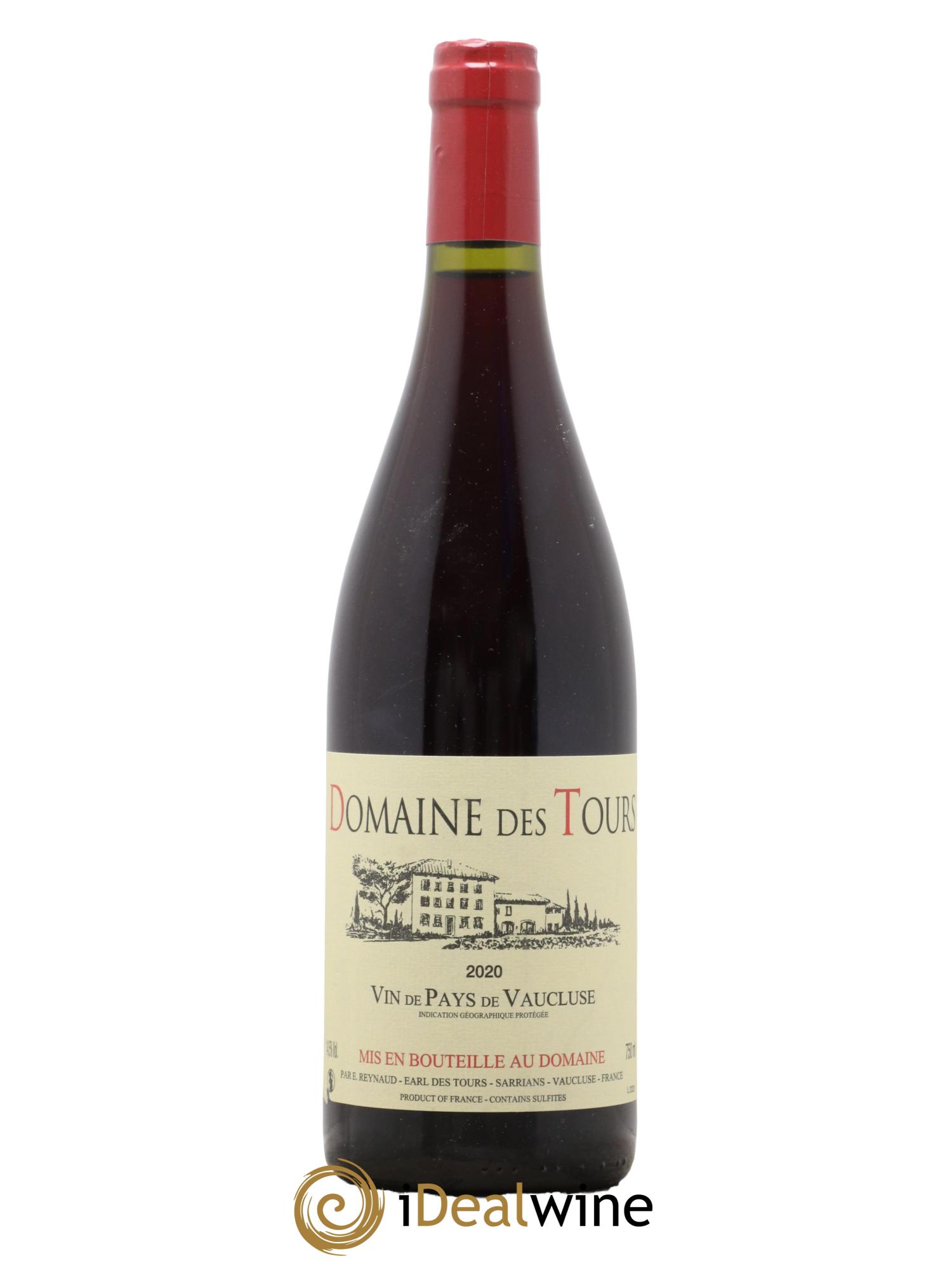 IGP Vaucluse (Vin de Pays de Vaucluse) Domaine des Tours Emmanuel Reynaud 2020 - Lotto di 1 bottiglia - 0