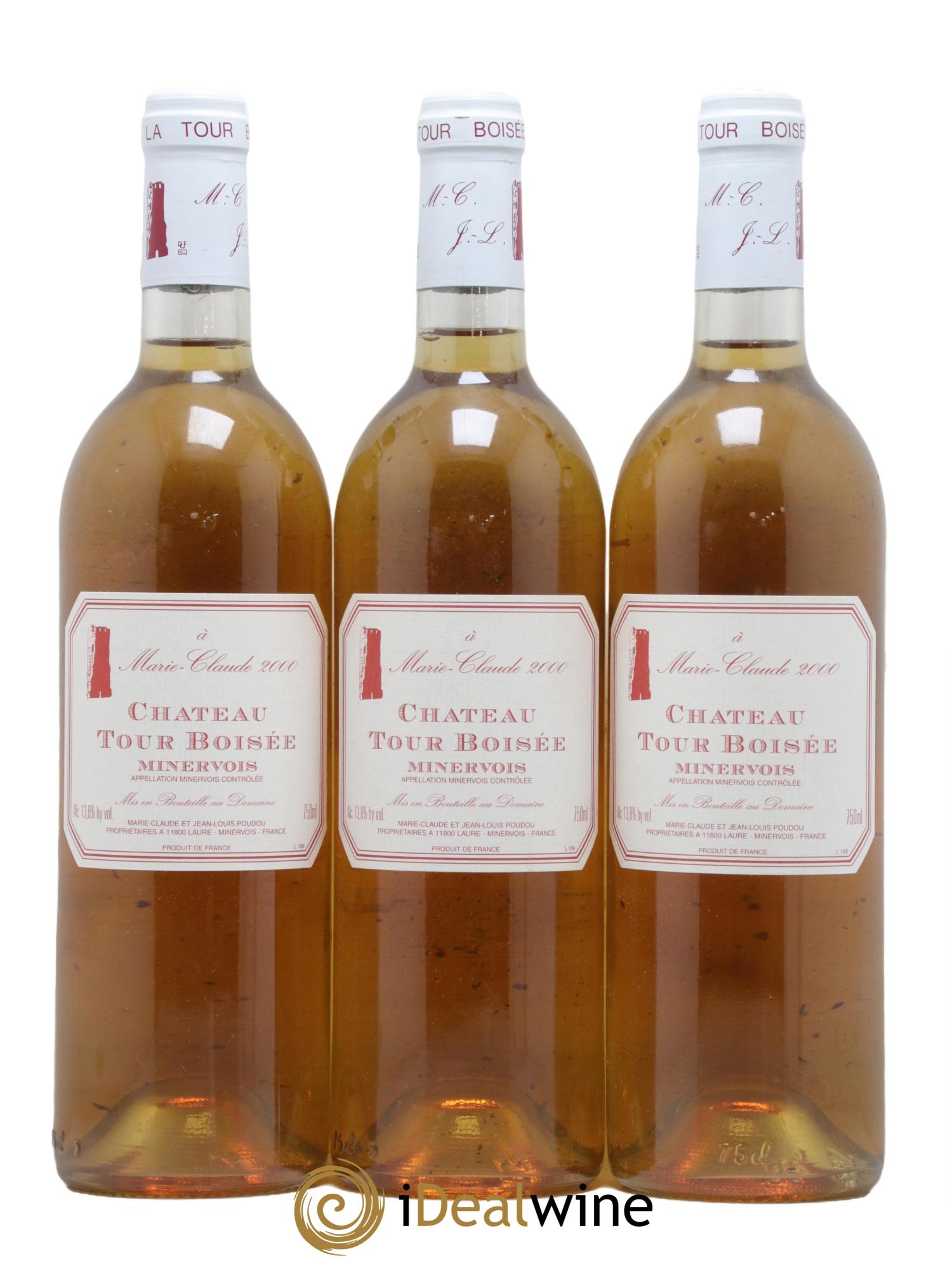 Languedoc Minervois Tour Boise Marie Claude 2000 - Lot de 3 bouteilles - 0