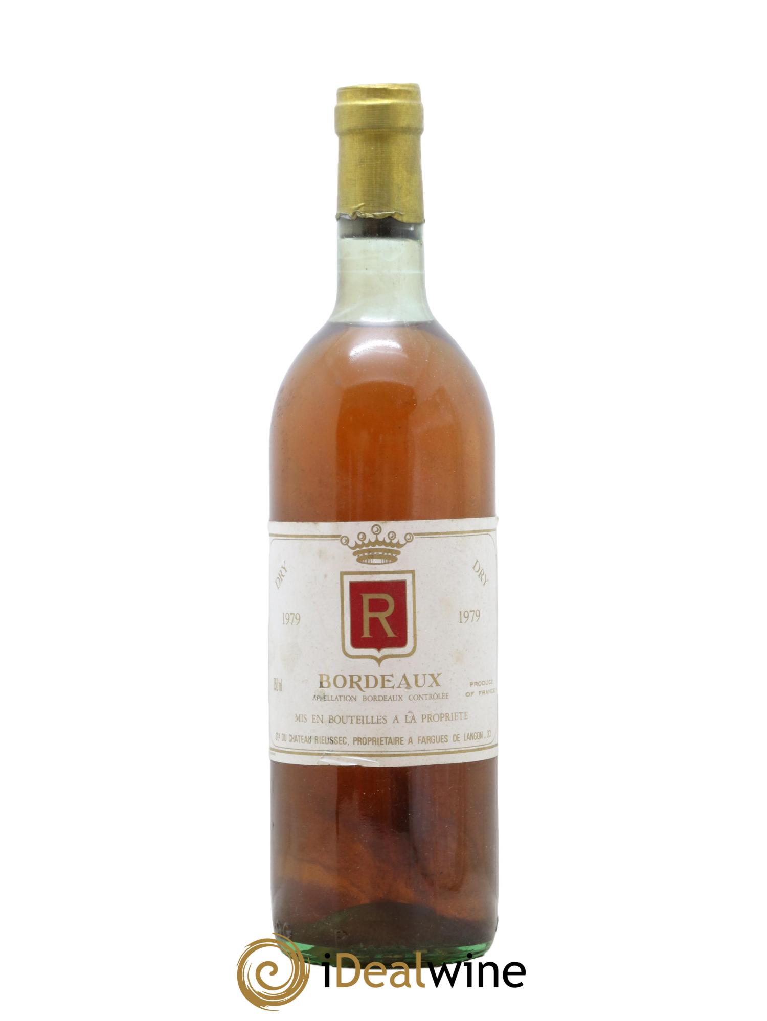 R de Rieussec 1979 - Lot de 1 bouteille - 0