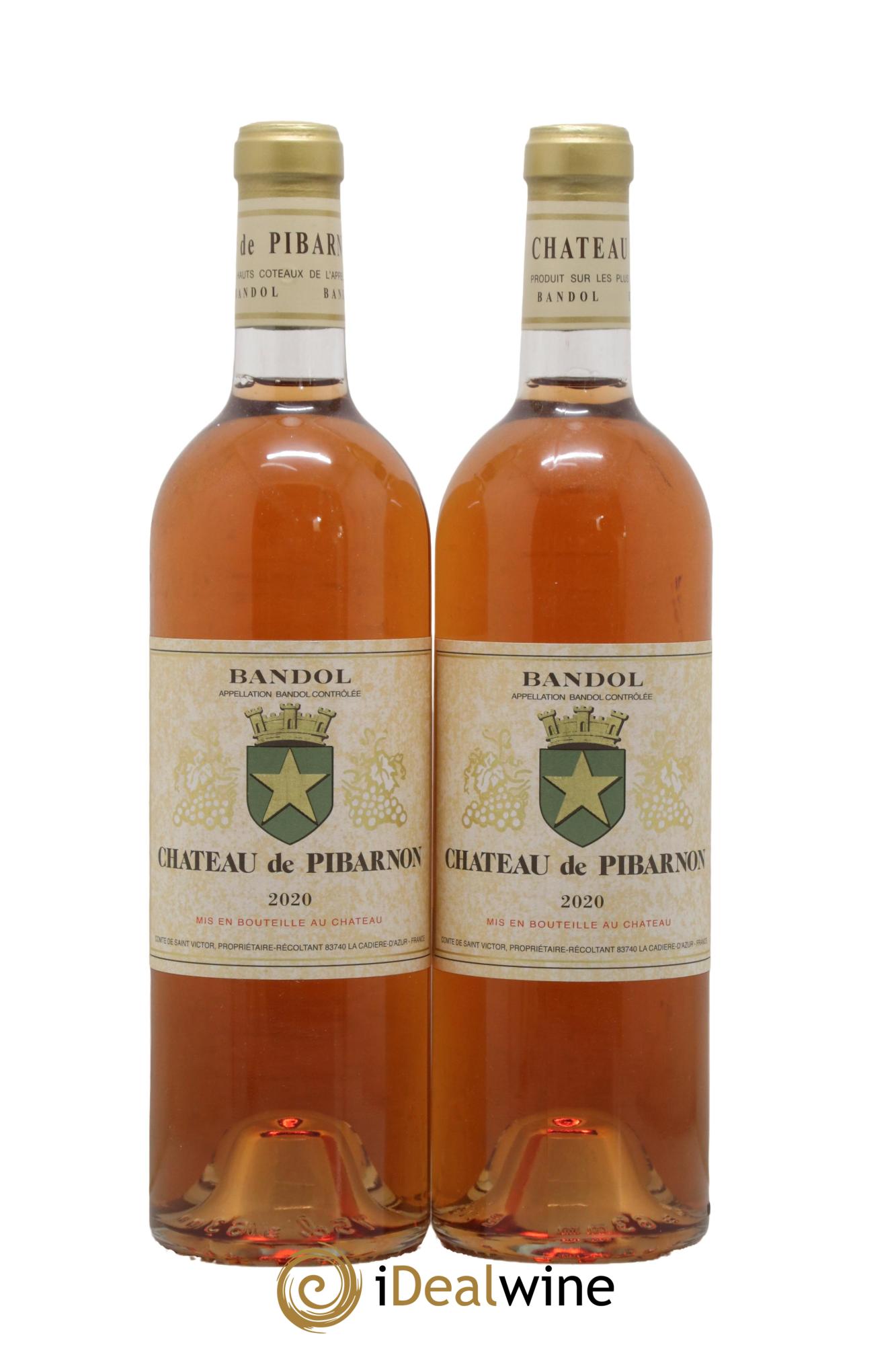 Bandol Château de Pibarnon Comte de Saint-Victor  2020 - Lot de 2 bouteilles - 0