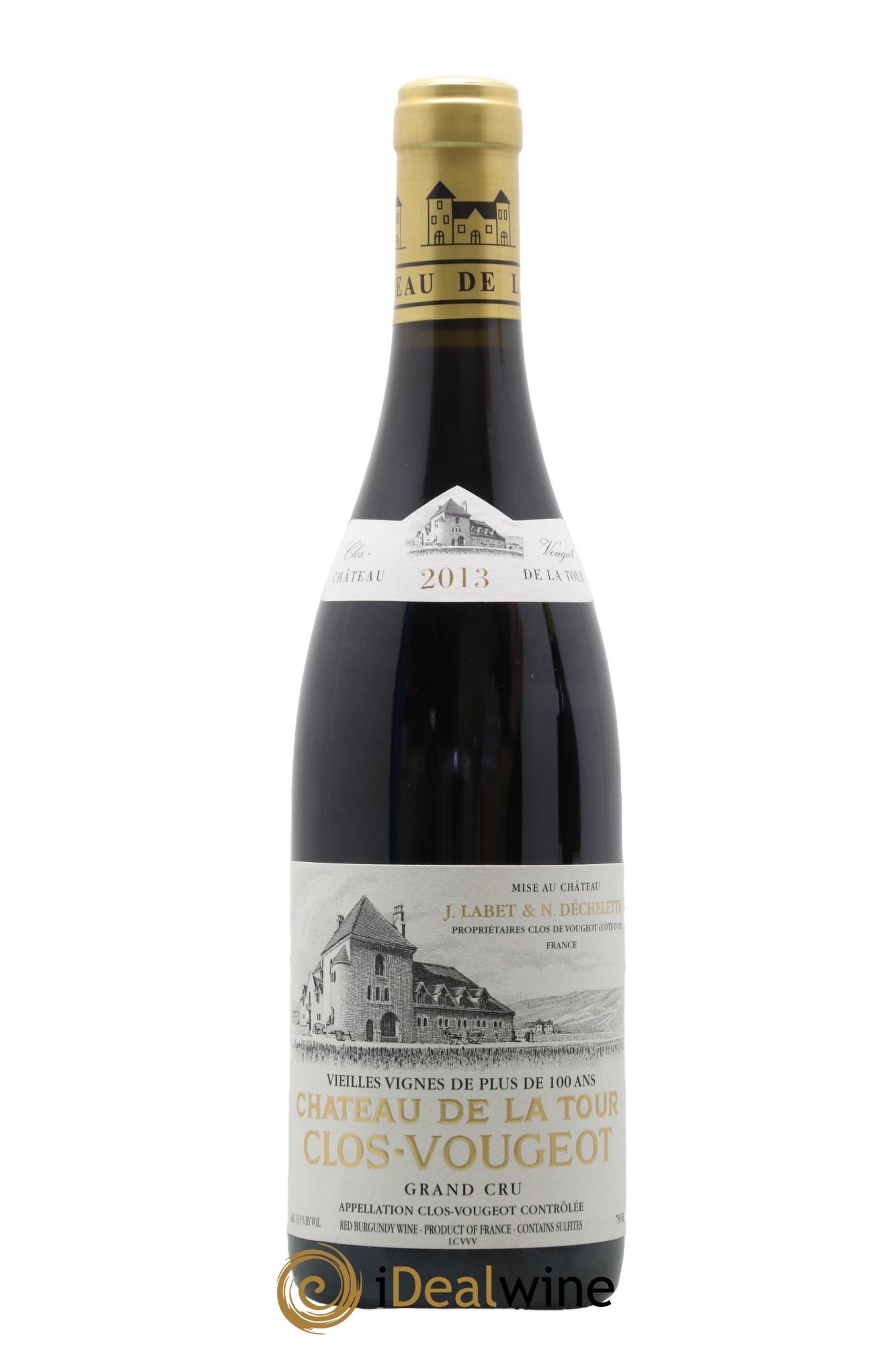 Clos de Vougeot Grand Cru Vieilles Vignes Château de La Tour 2013 - Lotto di 1 bottiglia - 0