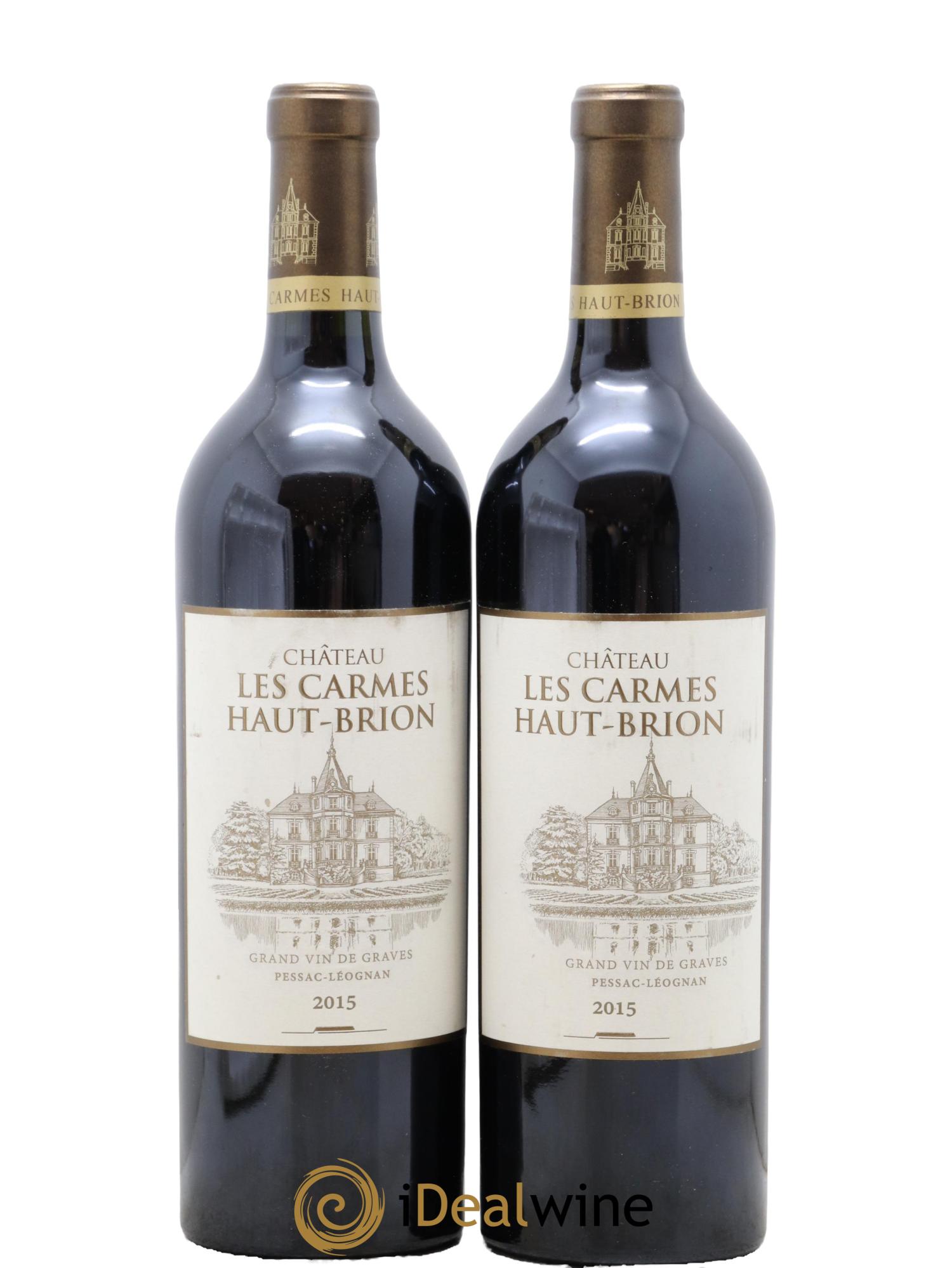 Château Les Carmes Haut-Brion  2015 - Lotto di 2 bottiglie - 0