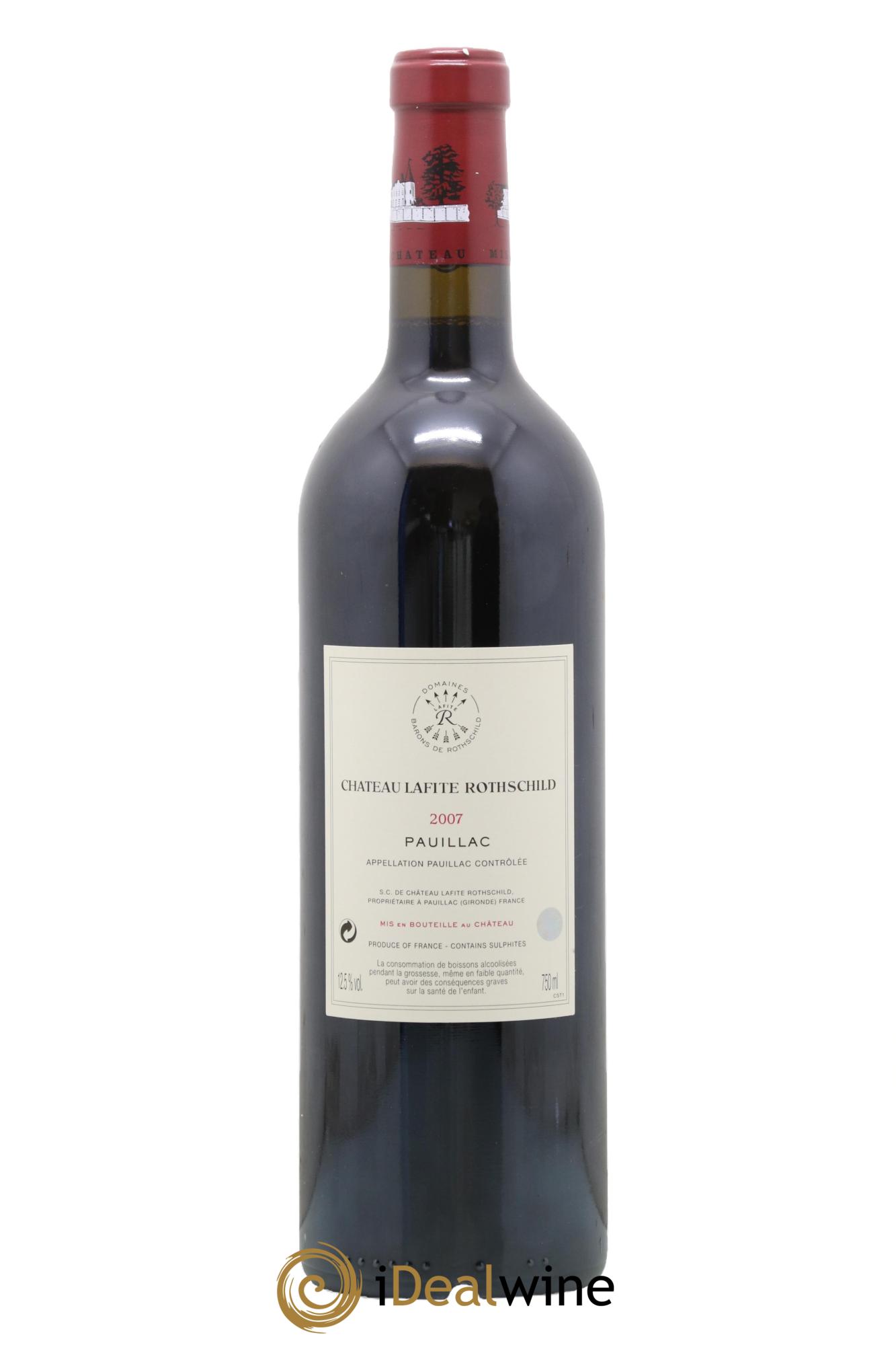 Château Lafite Rothschild 1er Grand Cru Classé 2007 - Lotto di 1 bottiglia - 1