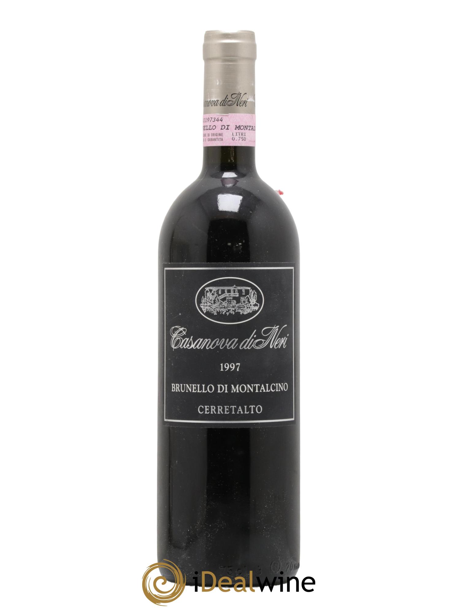 Brunello di Montalcino DOCG Cerretalto Casanova di Neri - Giacomo Neri 1997 - Posten von 1 Flasche - 0