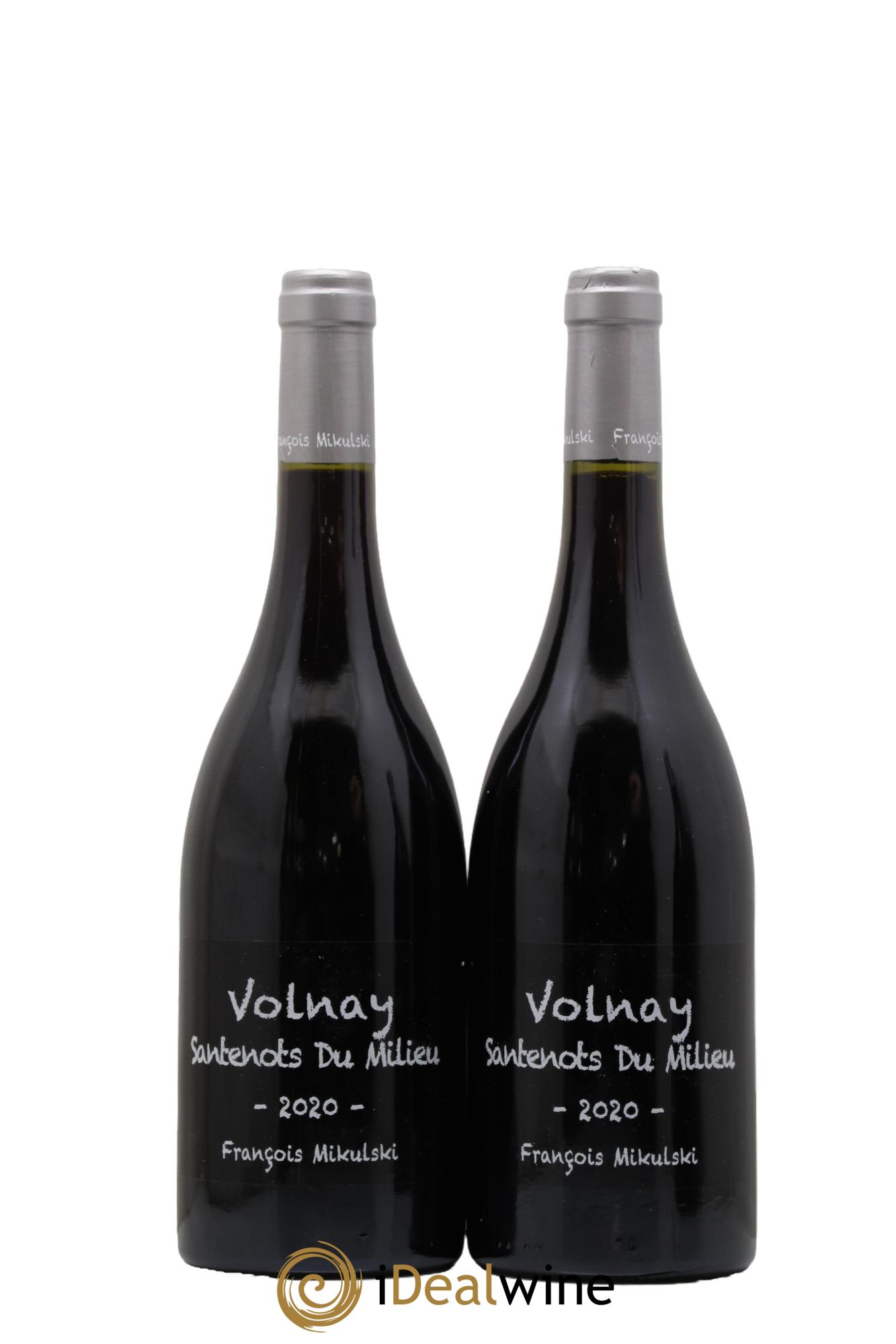 Volnay 1er Cru Santenots du Milieu François Mikulski 2020 - Lot de 2 bouteilles - 0