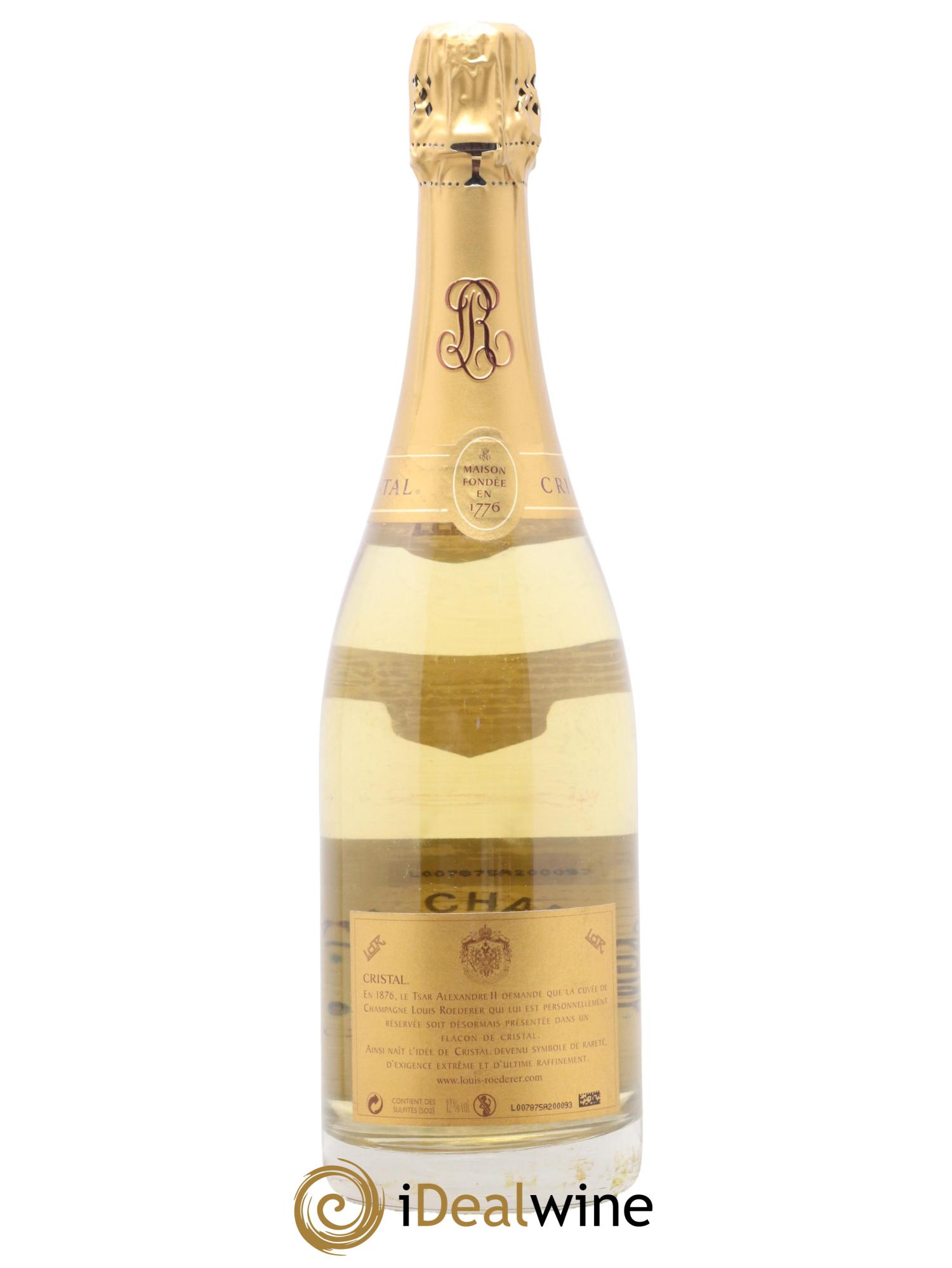 Cristal Louis Roederer 2004 - Lot of 1 bottle - 1