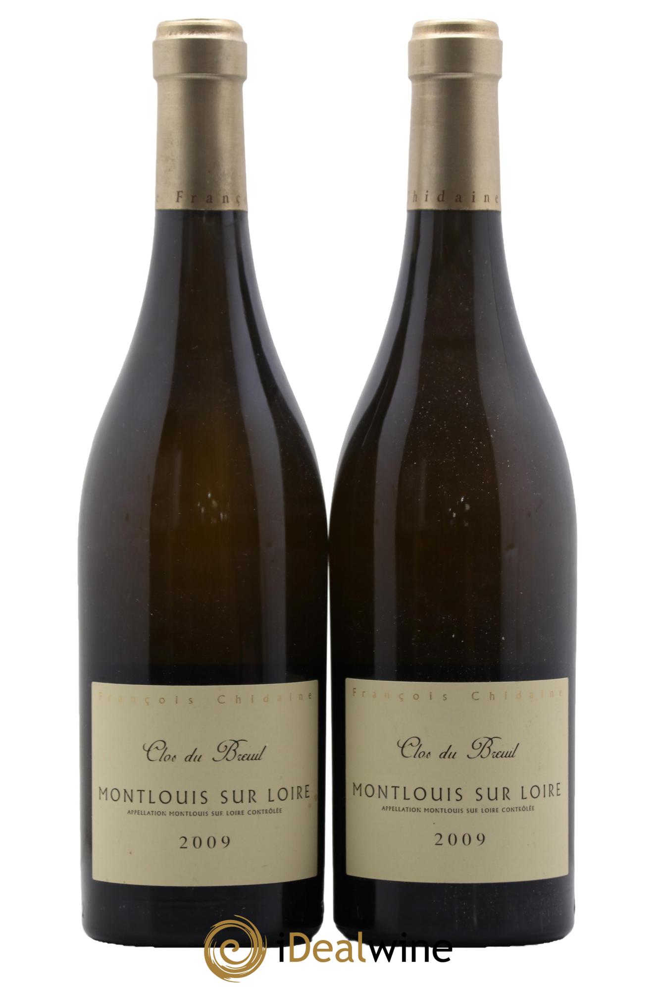 Montlouis-sur-Loire Clos du Breuil François Chidaine  2009 - Lotto di 2 bottiglie - 0