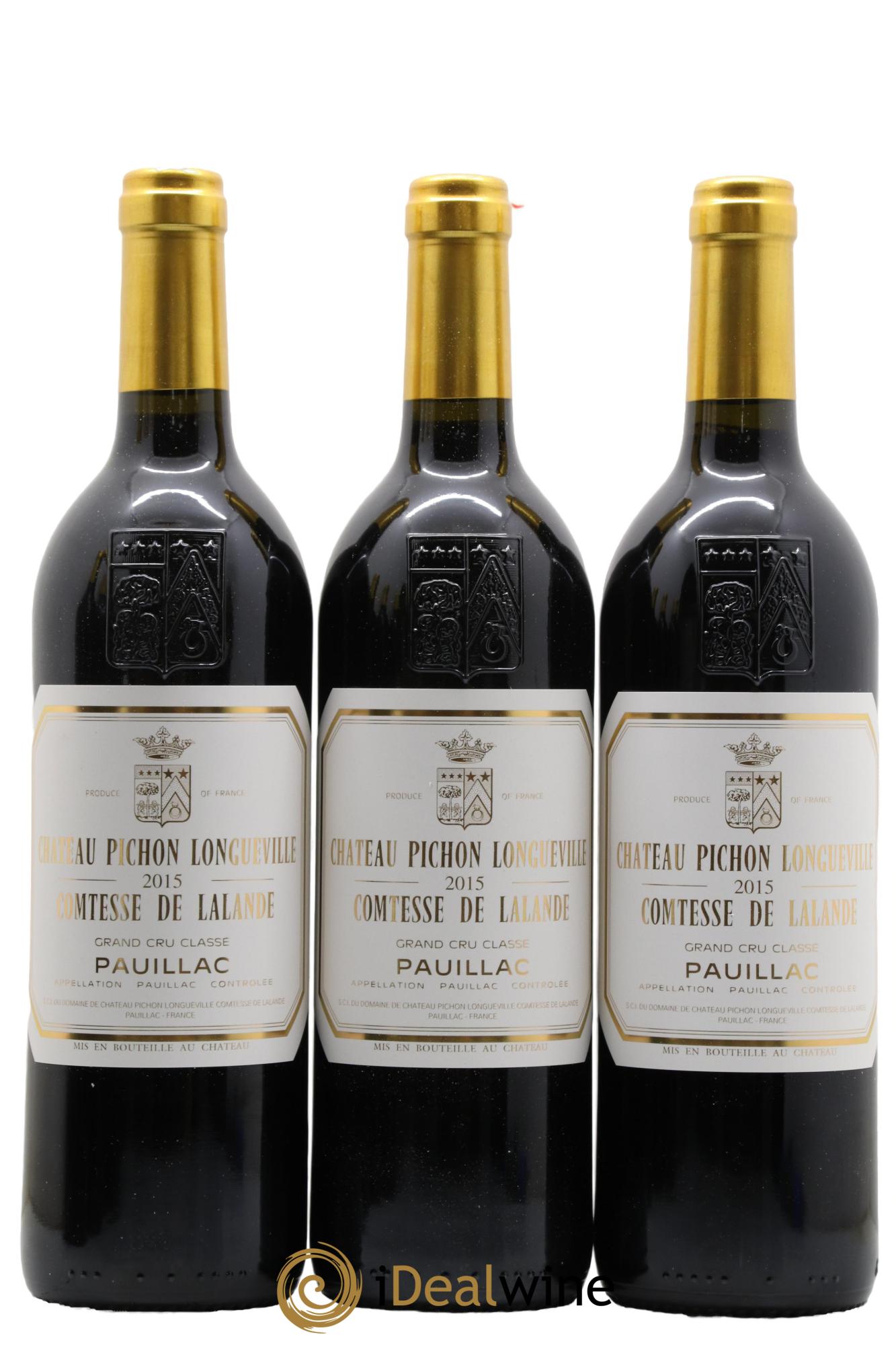 Château Pichon Longueville Comtesse de Lalande 2ème Grand Cru Classé 2015 - Lot de 6 bouteilles - 1