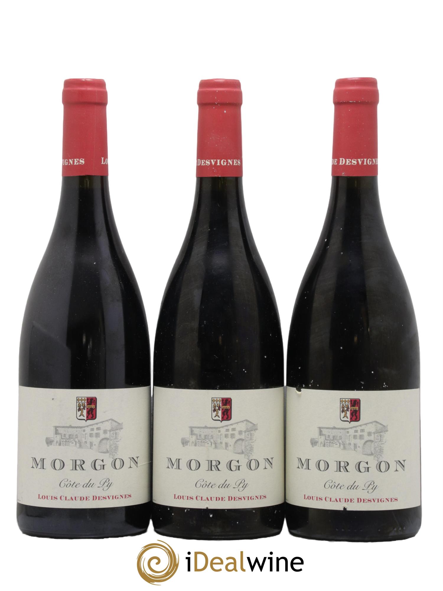 Morgon Côte du Py Louis-Claude Desvignes 2016 - Lotto di 3 bottiglie - 0