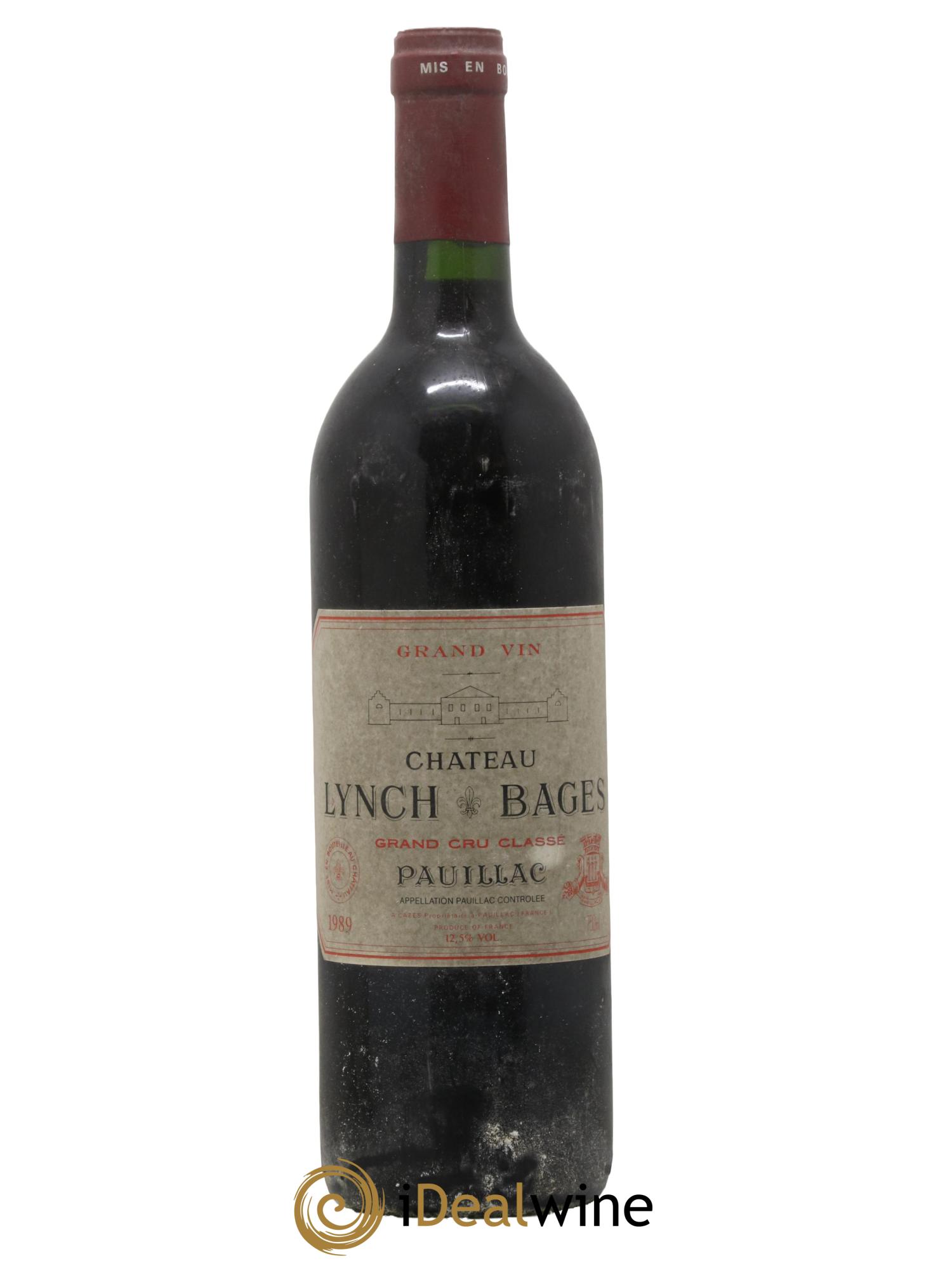 Château Lynch Bages 5ème Grand Cru Classé 1989 - Lotto di 1 bottiglia - 0