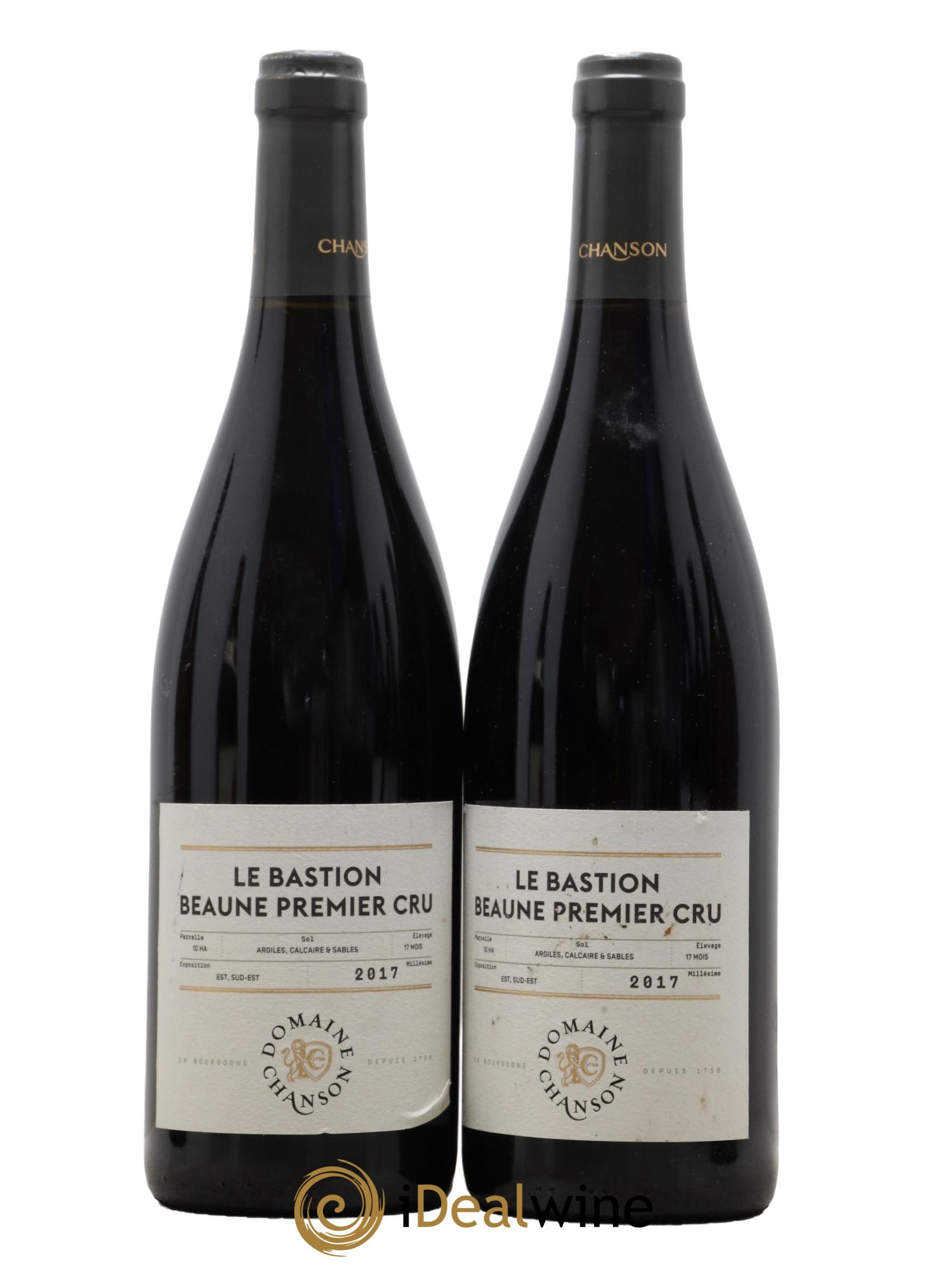 Beaune 1er Cru Le Bastion Domaine Chanson 2017 - Posten von 2 Flaschen - 0