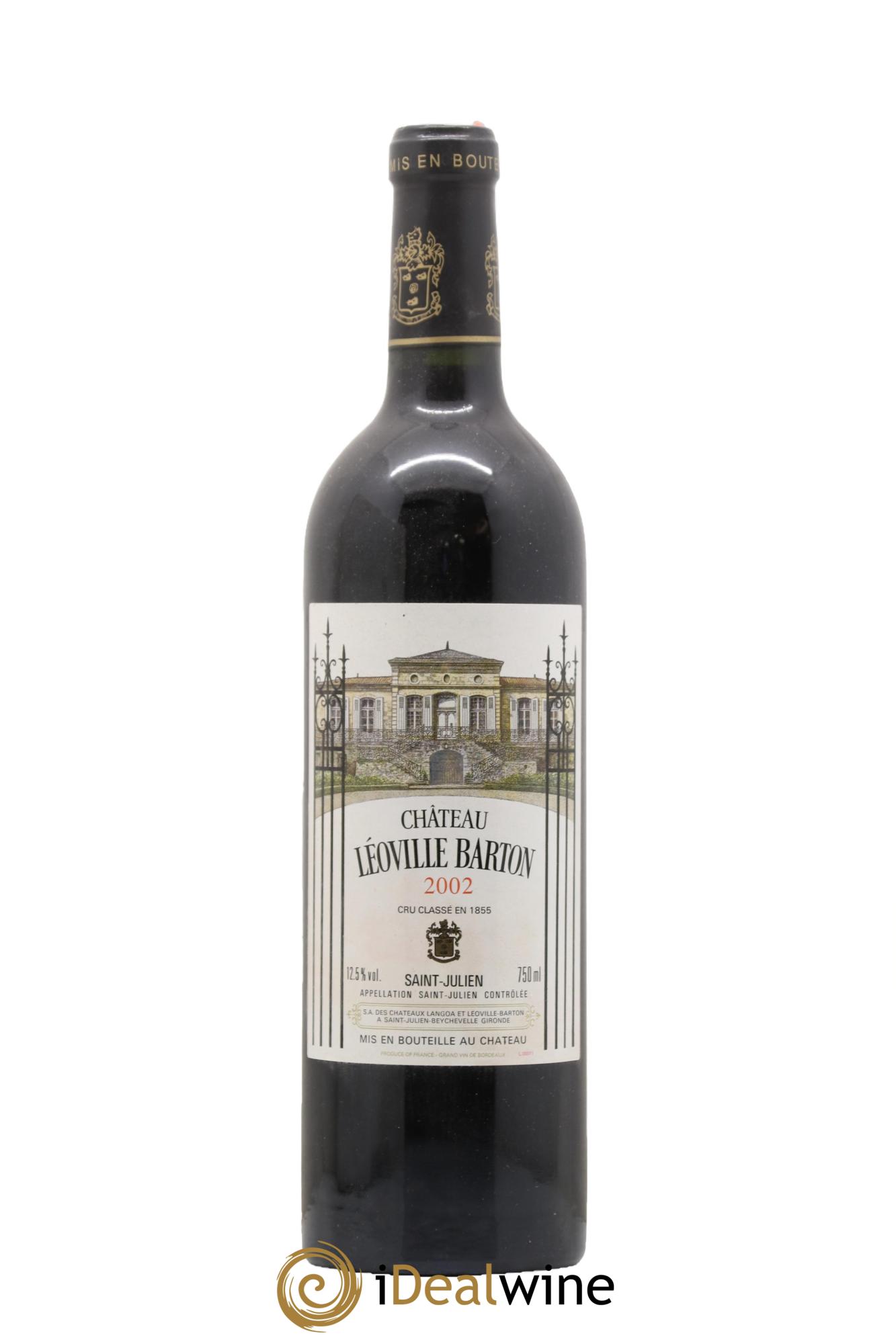 Château Léoville Barton 2ème Grand Cru Classé 2002 - Posten von 1 Flasche - 0