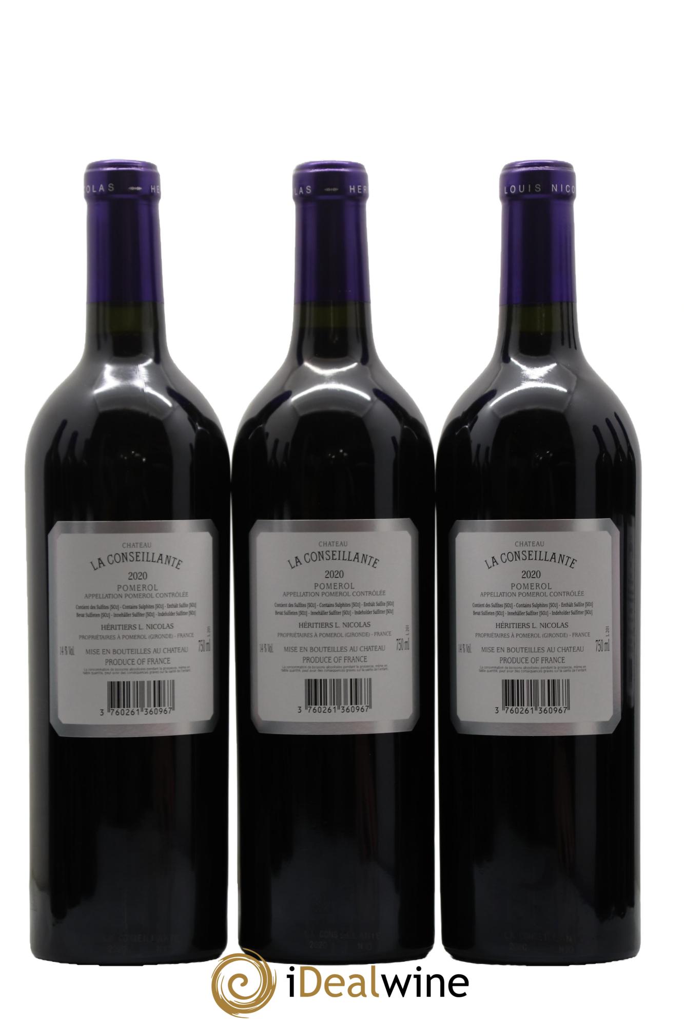 Château la Conseillante 2020 - Lot of 12 bottles - 8