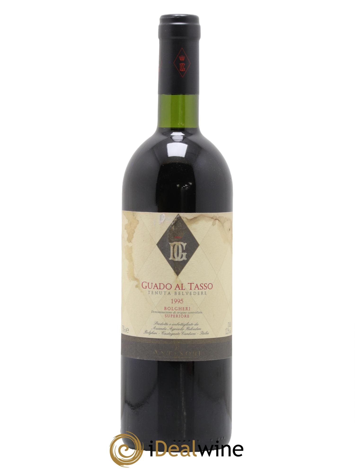 Bolgheri Superiore DOC Guado al Tasso Tenuta Guado al Tasso - Antinori 1995 - Lotto di 1 bottiglia - 0