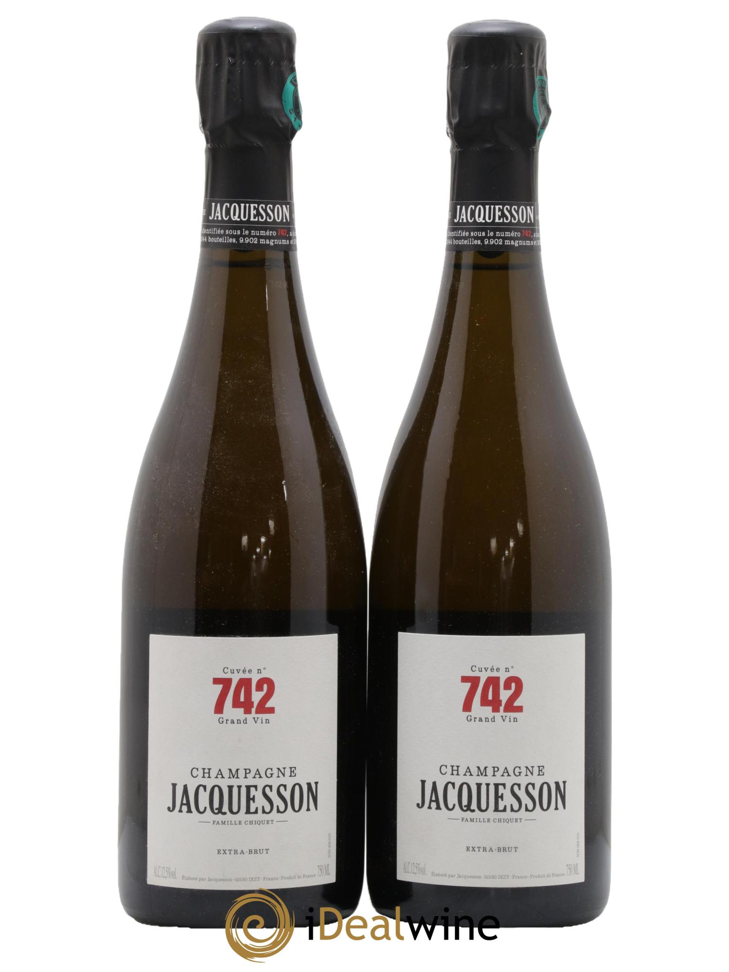 Cuvée 742 Extra-Brut Jacquesson - Lot of 2 bottles - 0