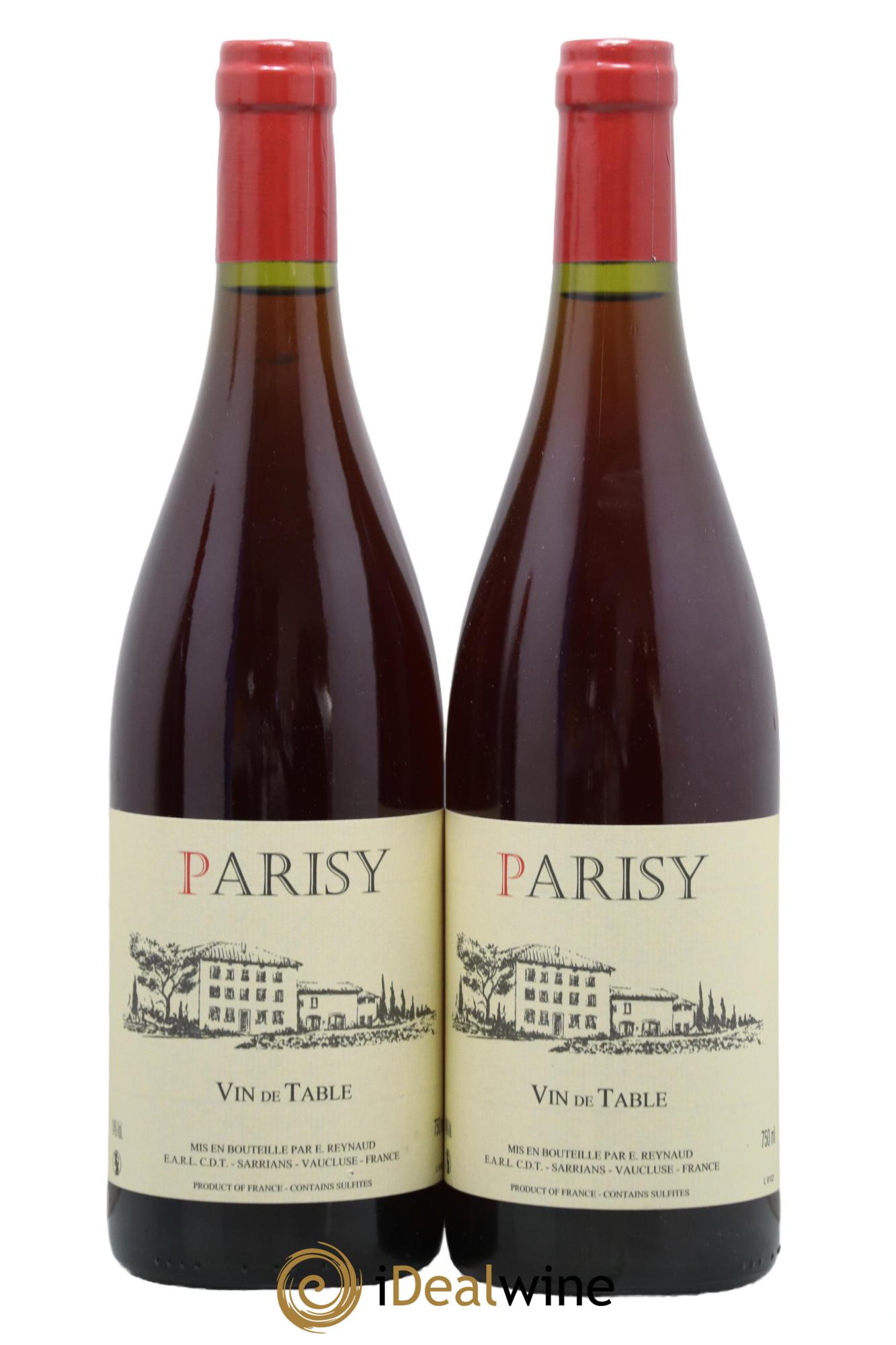 Vin de Table Parisy  Emmanuel Reynaud - Lot de 2 bouteilles - 0