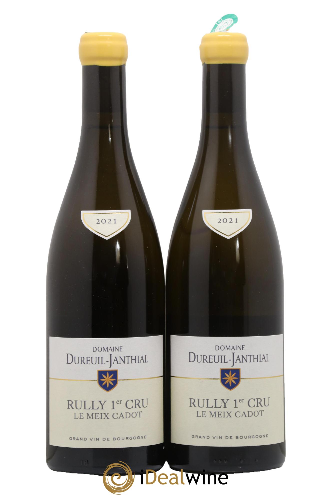 Rully 1er Cru Le Meix Cadot Vincent Dureuil-Janthial  2021 - Lot de 2 bouteilles - 0