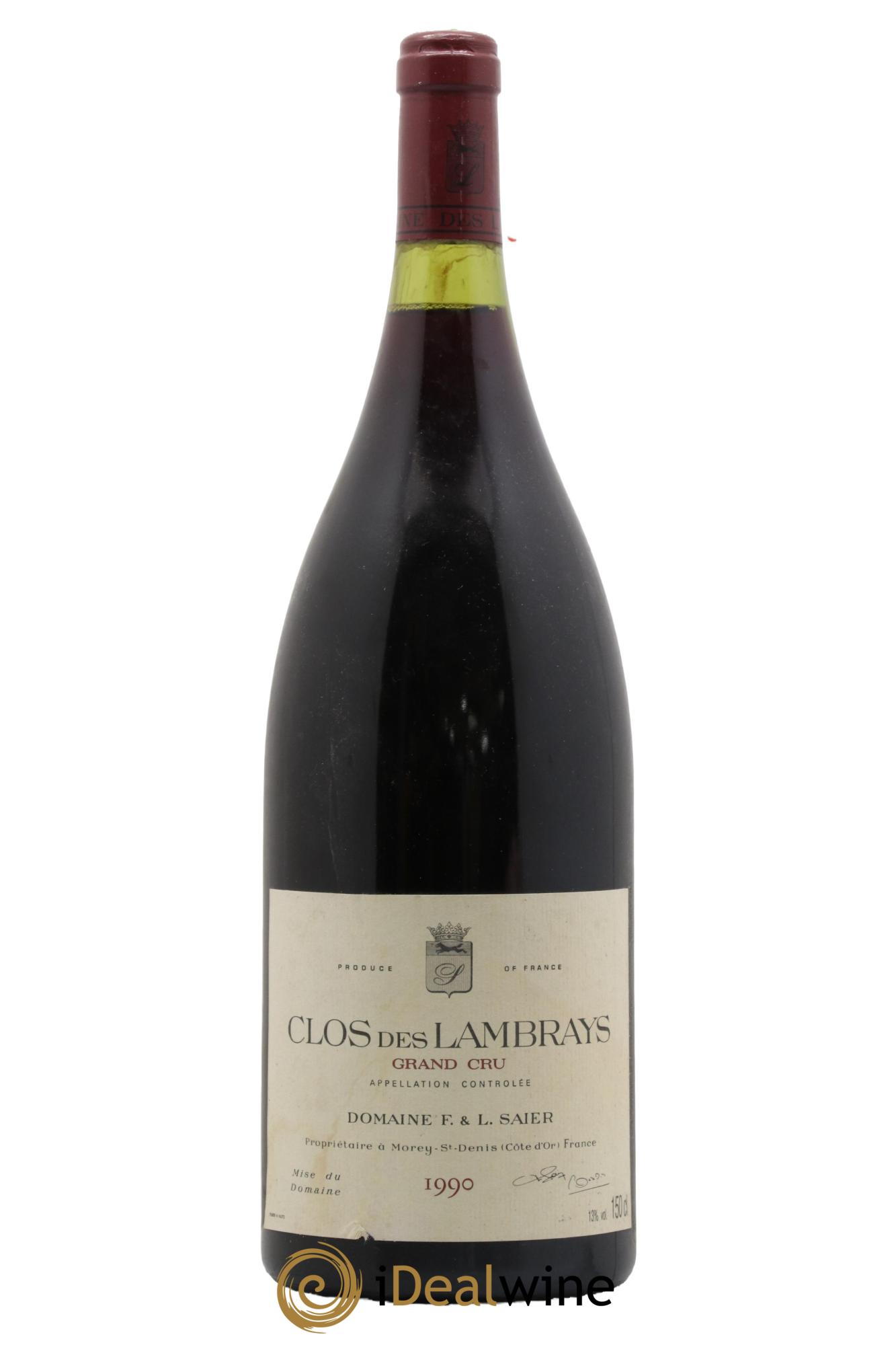 Clos des Lambrays Grand Cru Domaine des Lambrays 1990 - Posten von 1 Magnum - 0