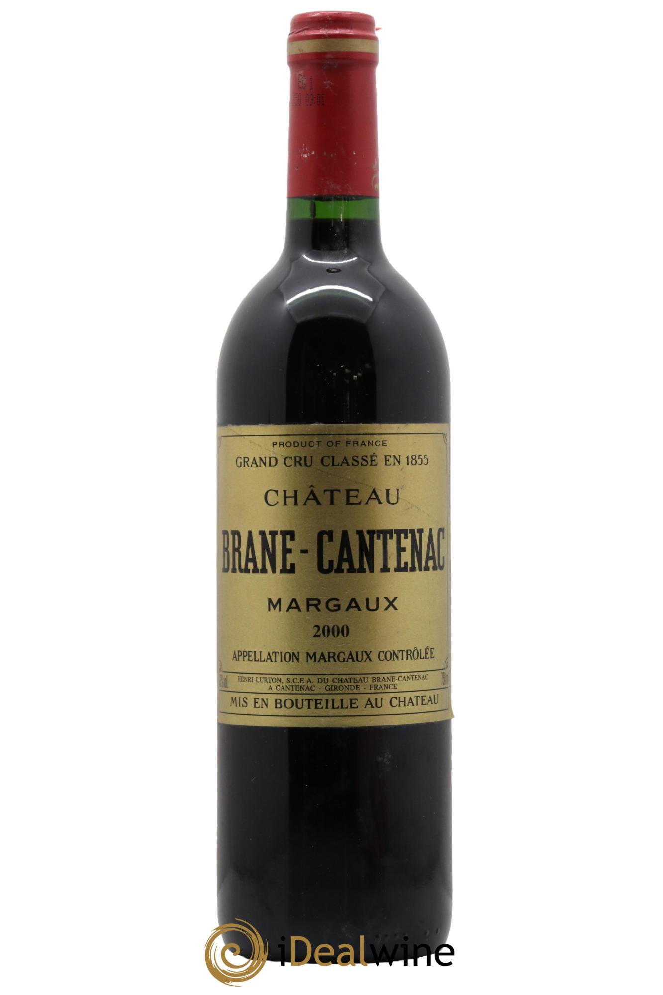 Château Brane Cantenac 2ème Grand Cru Classé 2000 - Lot de 1 bouteille - 0