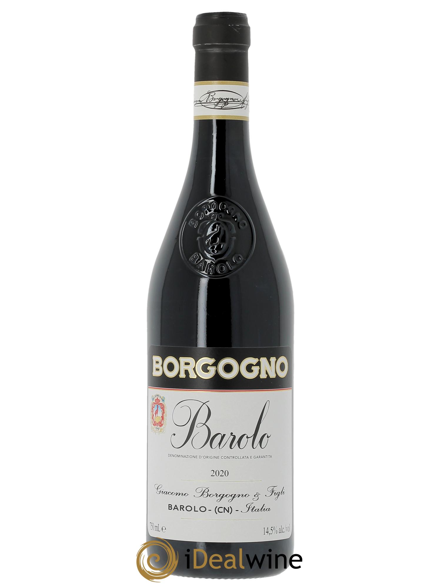 Barolo DOCG Classico Giacomo Borgogno  2020 - Lot de 1 bouteille - 0