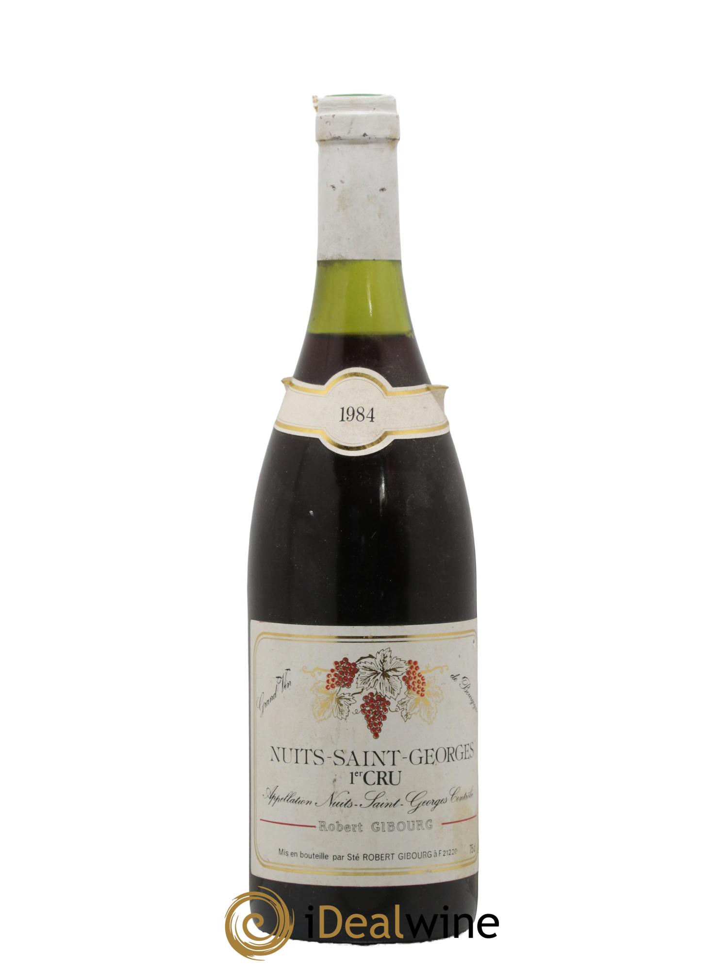 Nuits Saint-Georges 1er Cru Domaine Robert Gibourg 1984 - Lotto di 1 bottiglia - 0