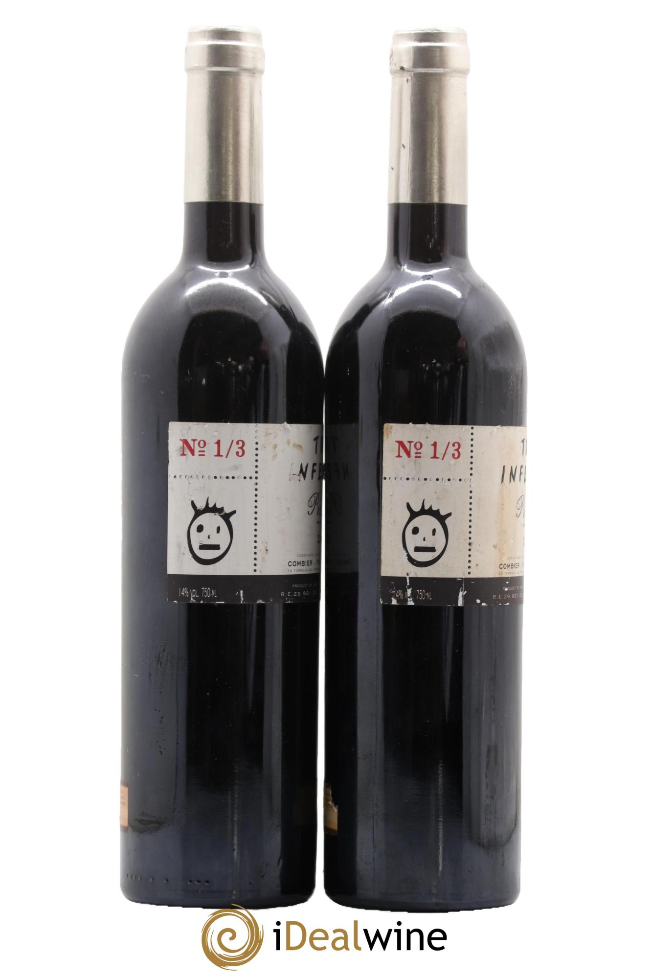 Priorat Trio infernal DOCA N°1-3 Laurent Combier, Peter Fischer, Jean Michel Gerin 2004 - Lot de 2 bouteilles - 1