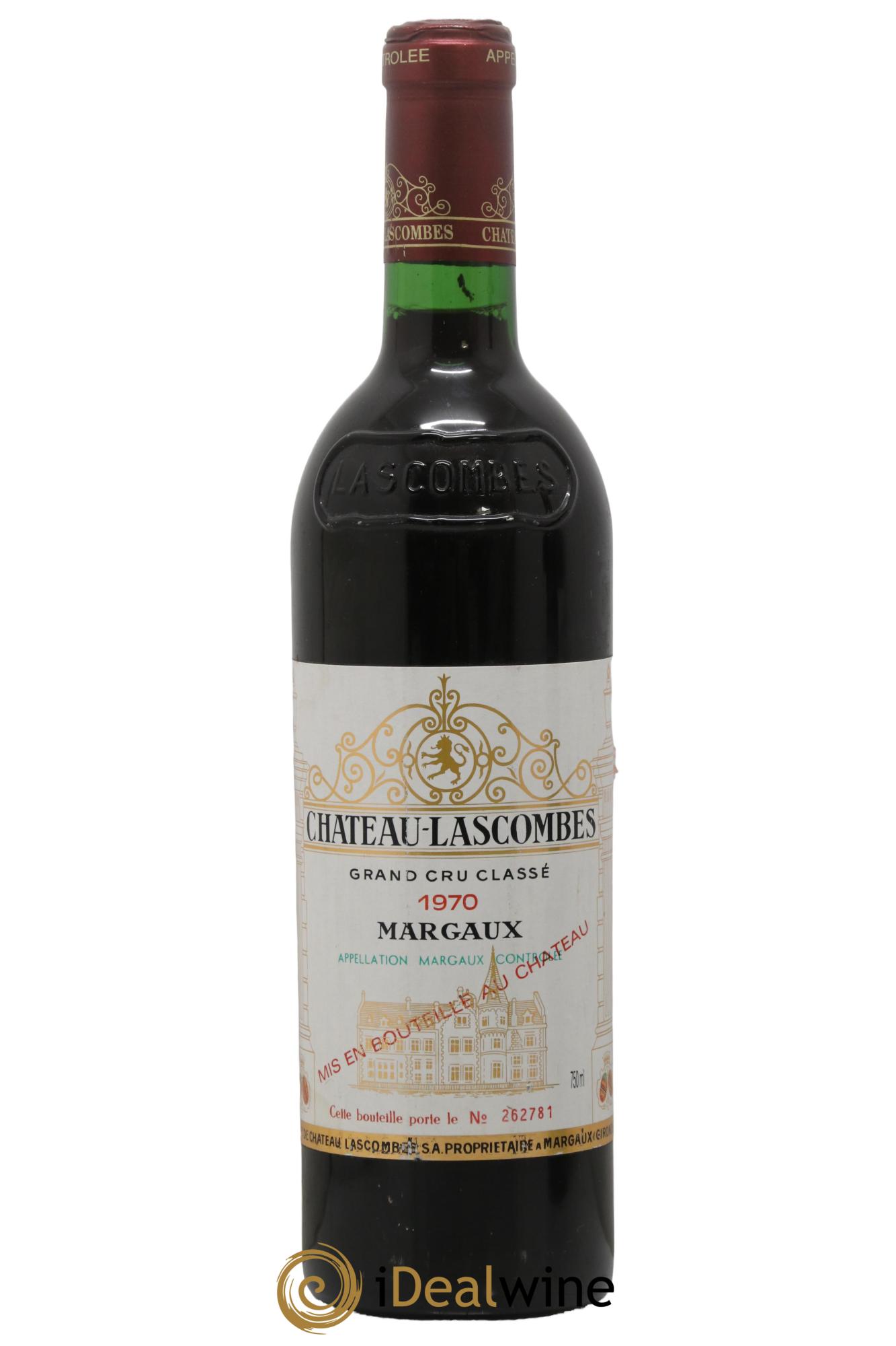 Château Lascombes 2ème Grand Cru Classé  1970 - Lot of 1 bottle - 0