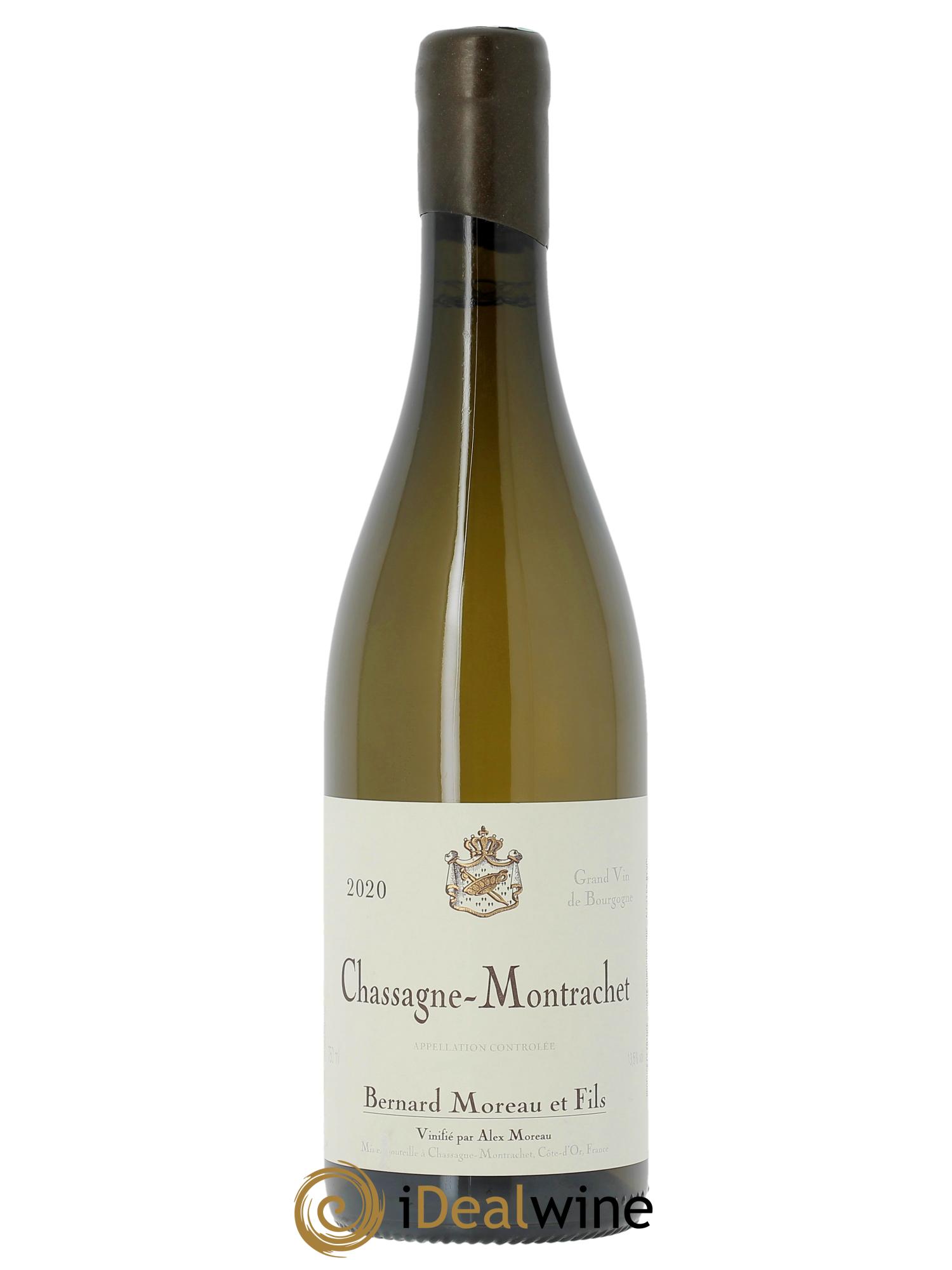 Chassagne-Montrachet Bernard Moreau et Fils (Domaine)  2020 - Lot of 1 bottle - 0