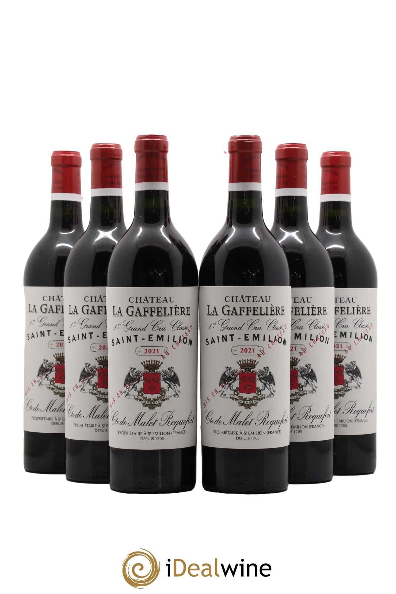 Château la Gaffelière 1er Grand Cru Classé B 2021 - Lot de 6 bouteilles - 0