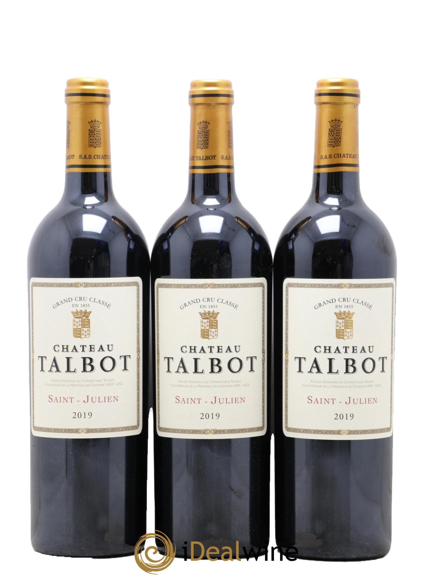 Château Talbot 4ème Grand Cru Classé 2019 - Lotto di 12 bottiglie - 2