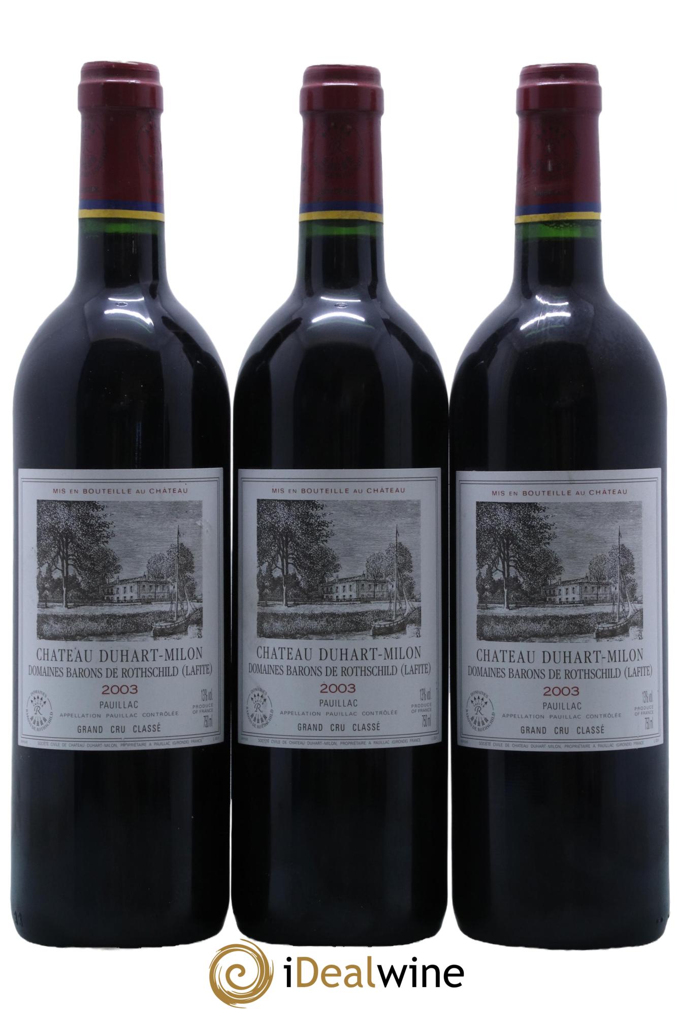 Château Duhart-Milon 4ème Grand Cru Classé  2003 - Lot de 12 bouteilles - 2