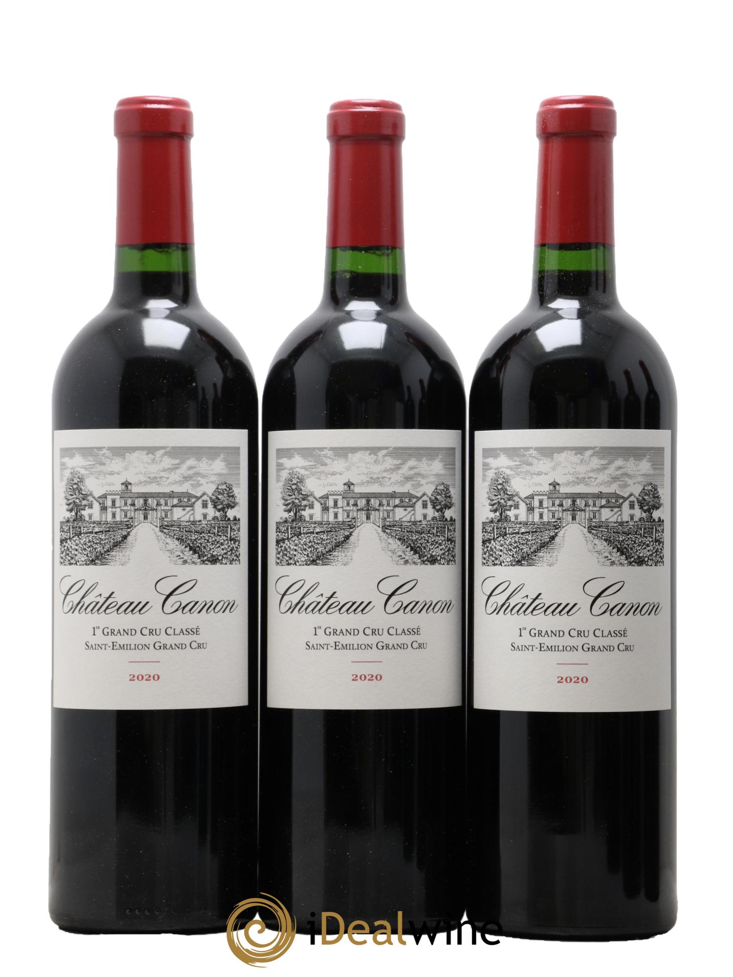 Château Canon 1er Grand Cru Classé B 2020 - Lotto di 6 bottiglie - 3