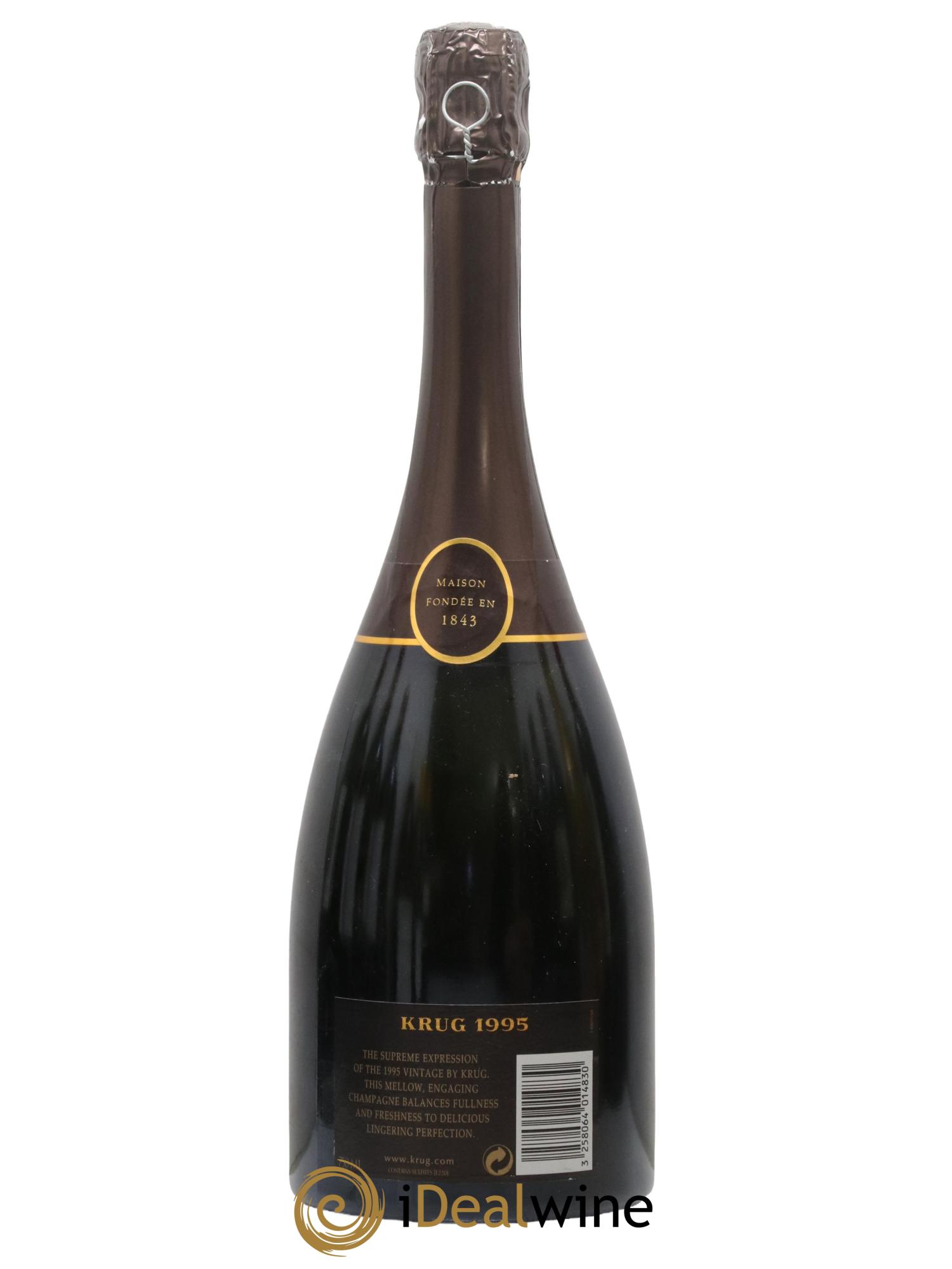 Vintage Krug 1995 - Lotto di 1 bottiglia - 1