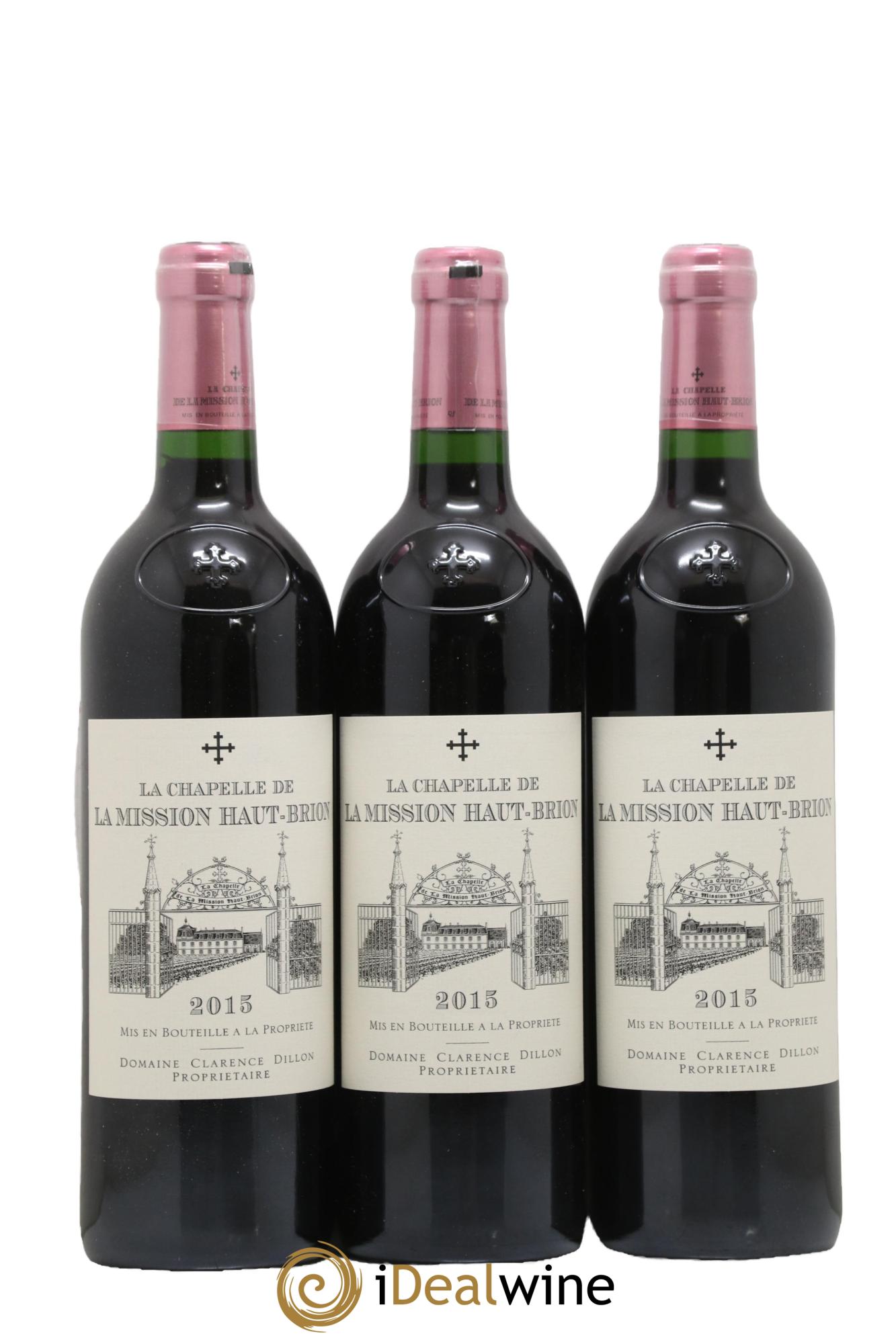 La Chapelle de La Mission Haut-Brion Second Vin 2015 - Posten von 6 Flaschen - 2