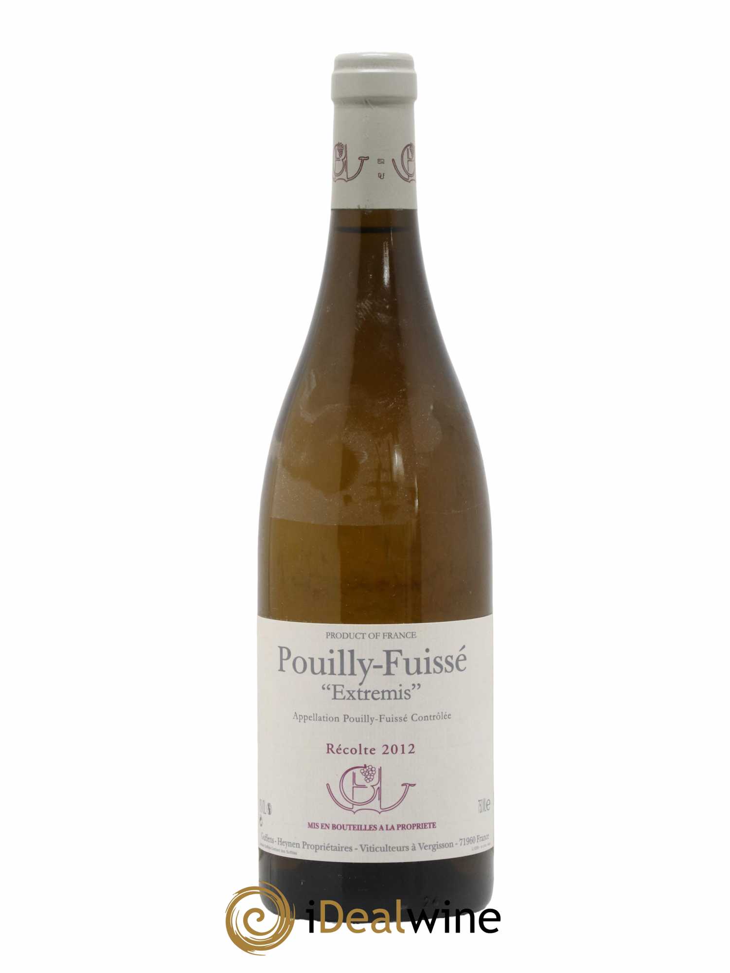 Pouilly-Fuissé 2012 - Lot de 1 bouteille - 0